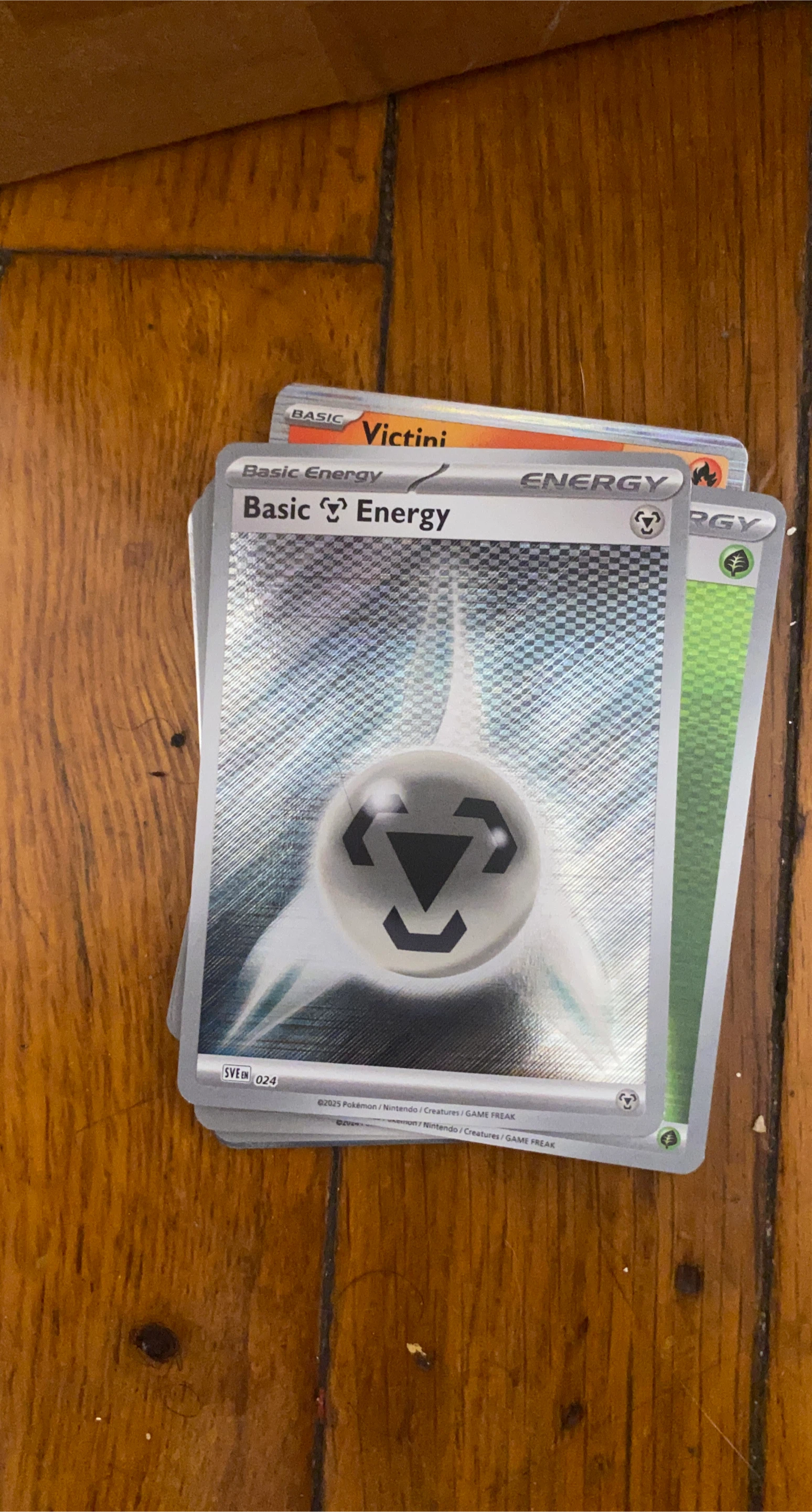 Pokémon Metal Basic Energy Cards