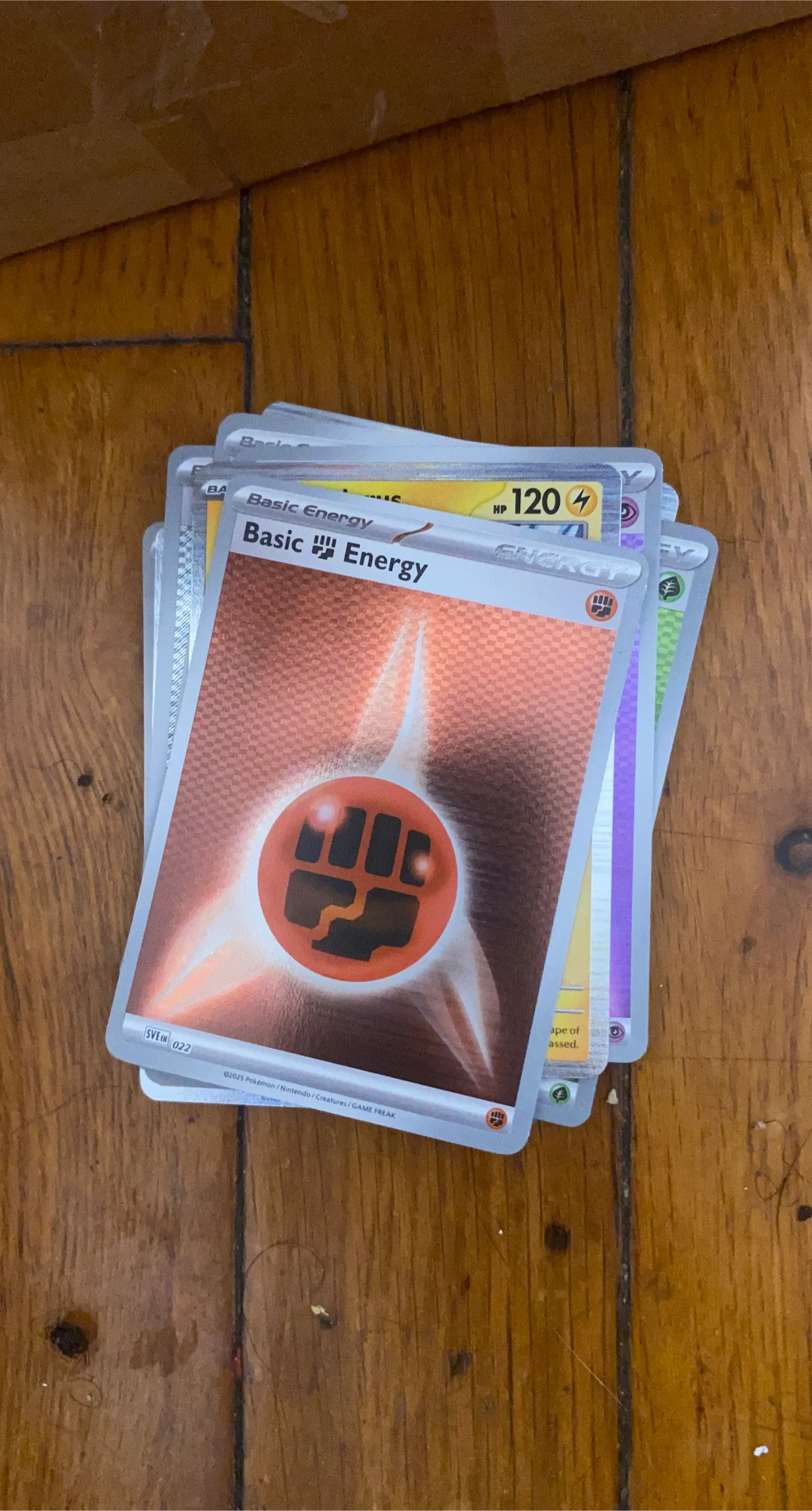 Pokemon Basic Fighting Energy Card