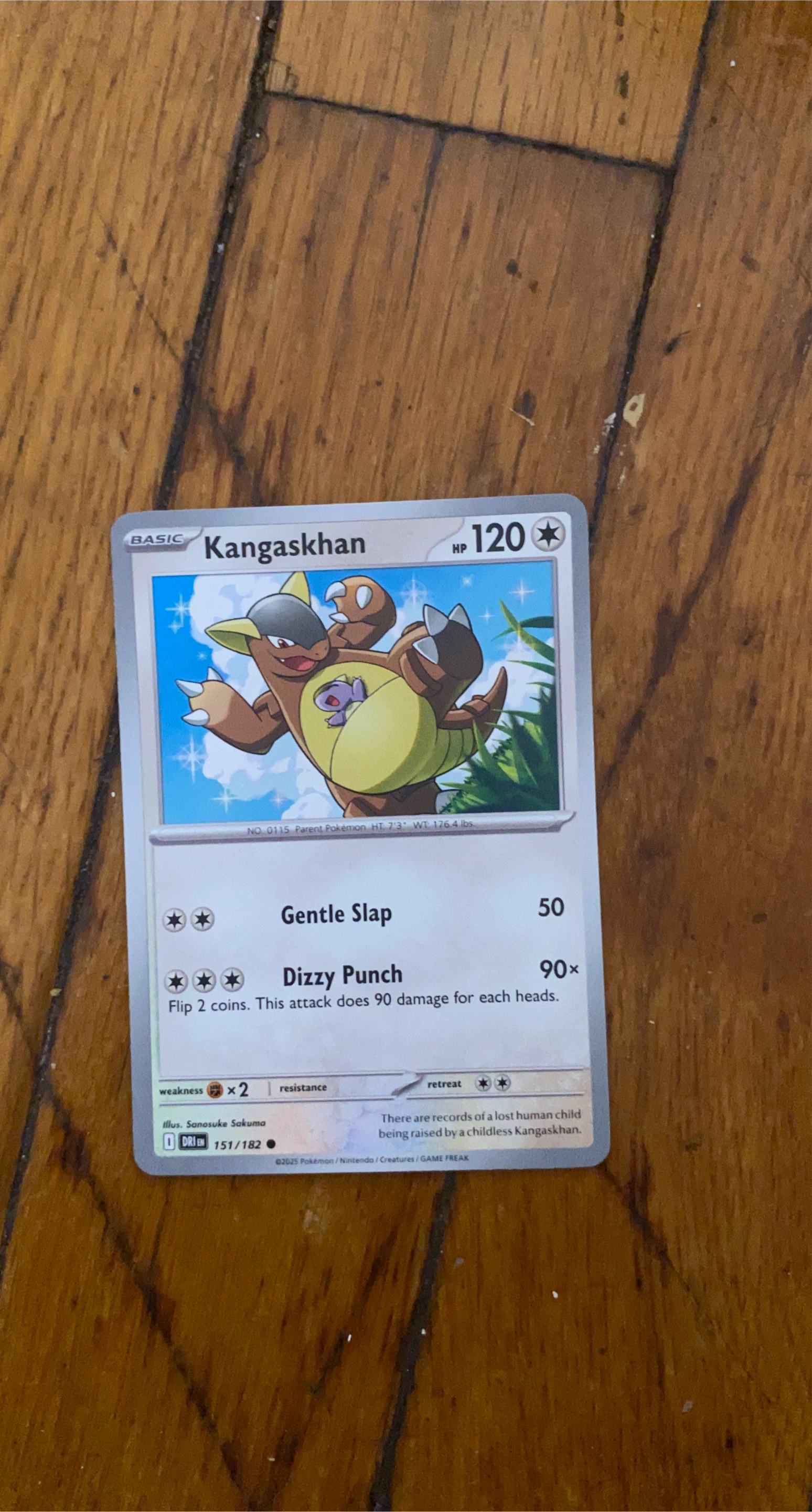 Kangaskhan 151/182 Pokemon Trading Card