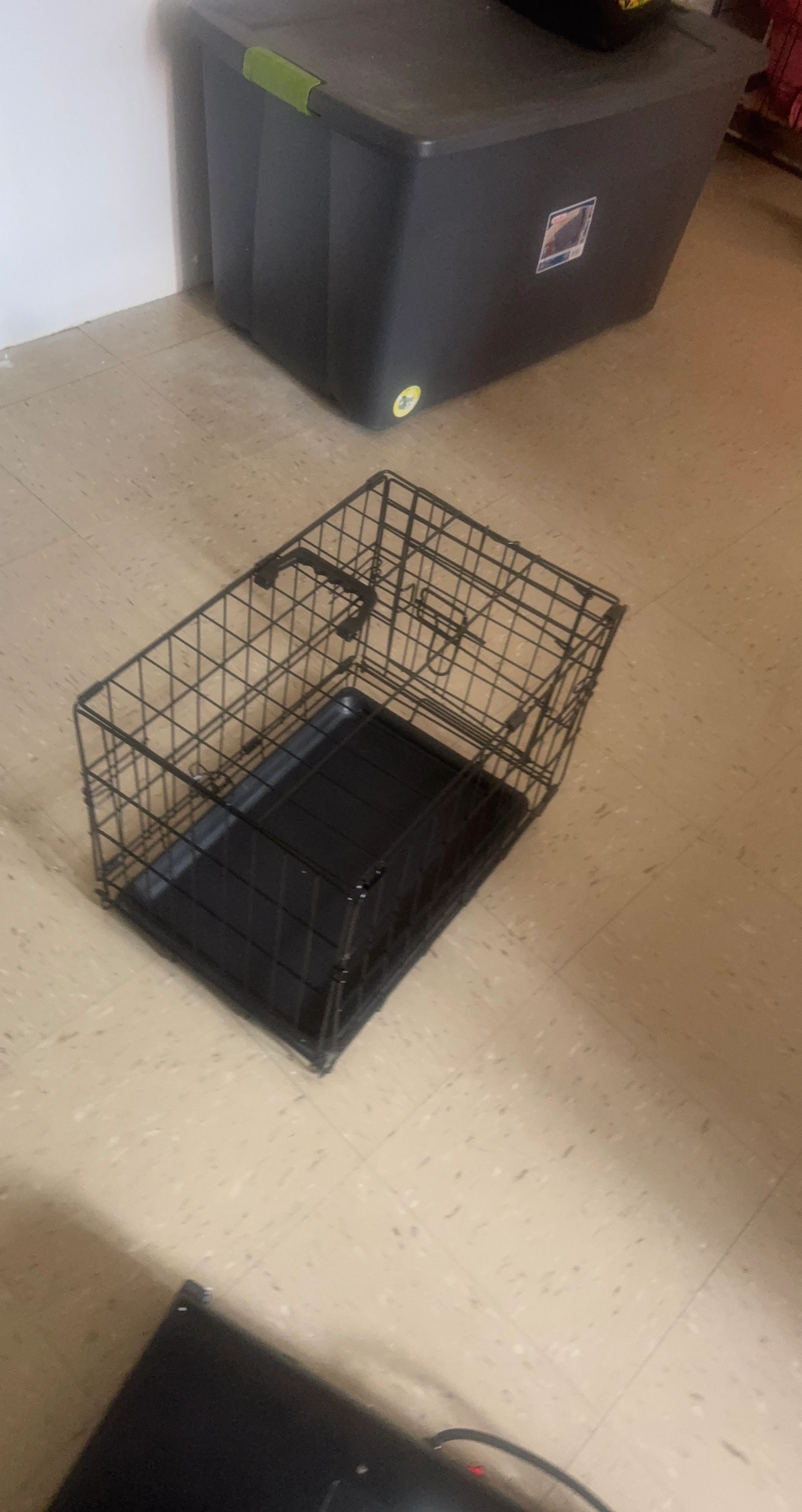 Wire Dog Crate with Tray