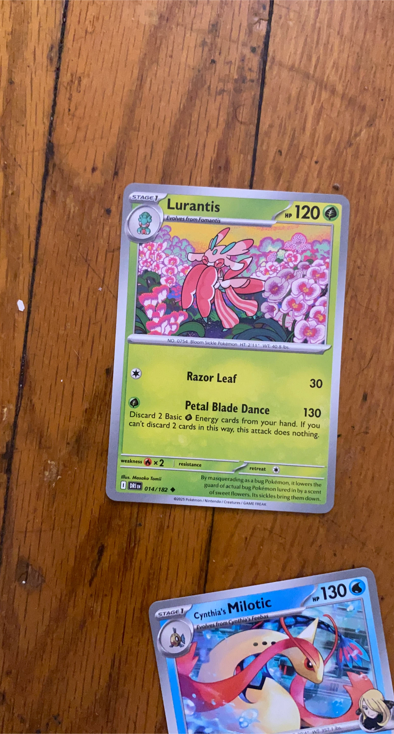 Lurantis Pokemon Trading Card