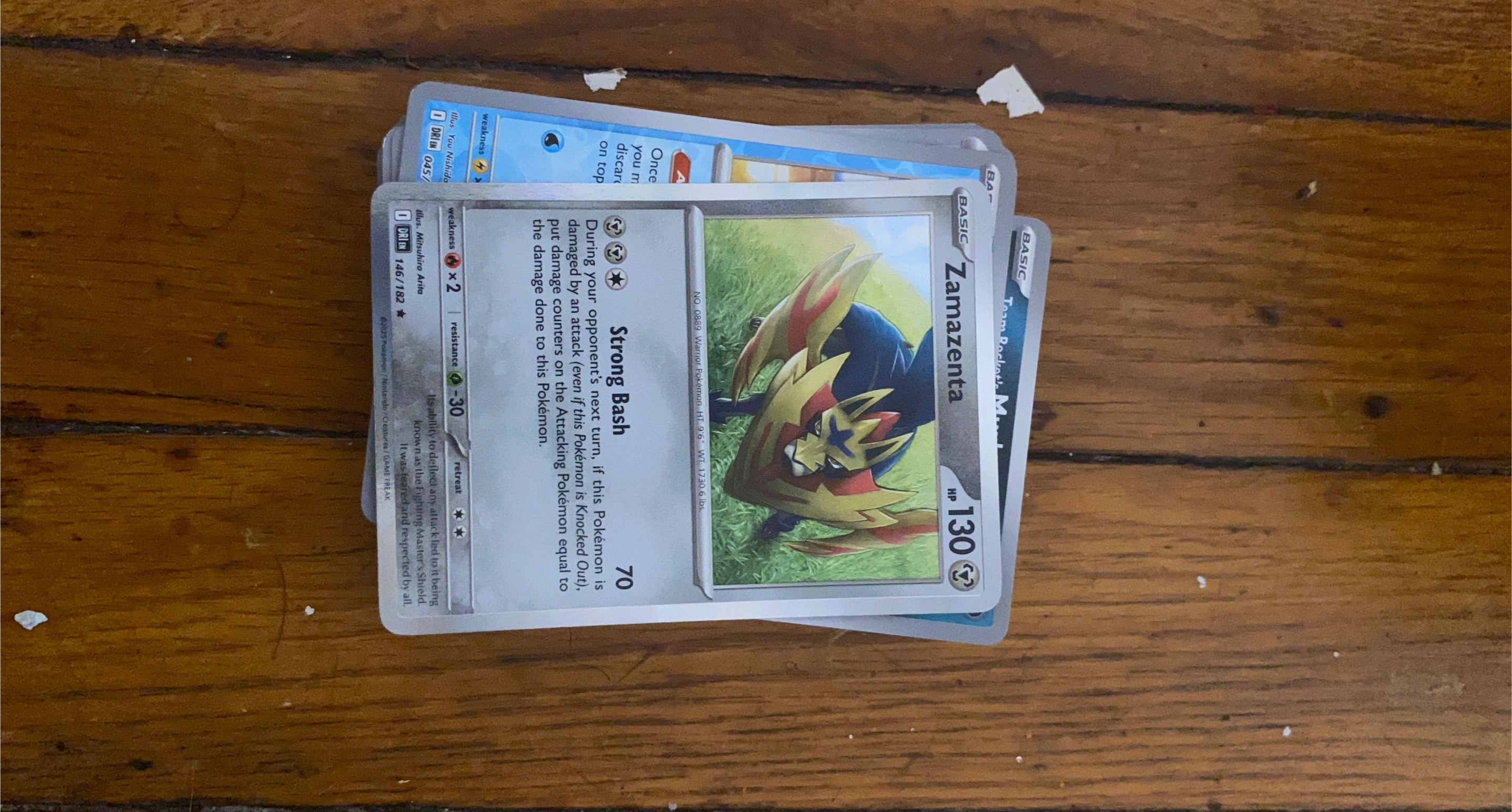 Zamazenta Pokemon Card 146/182
