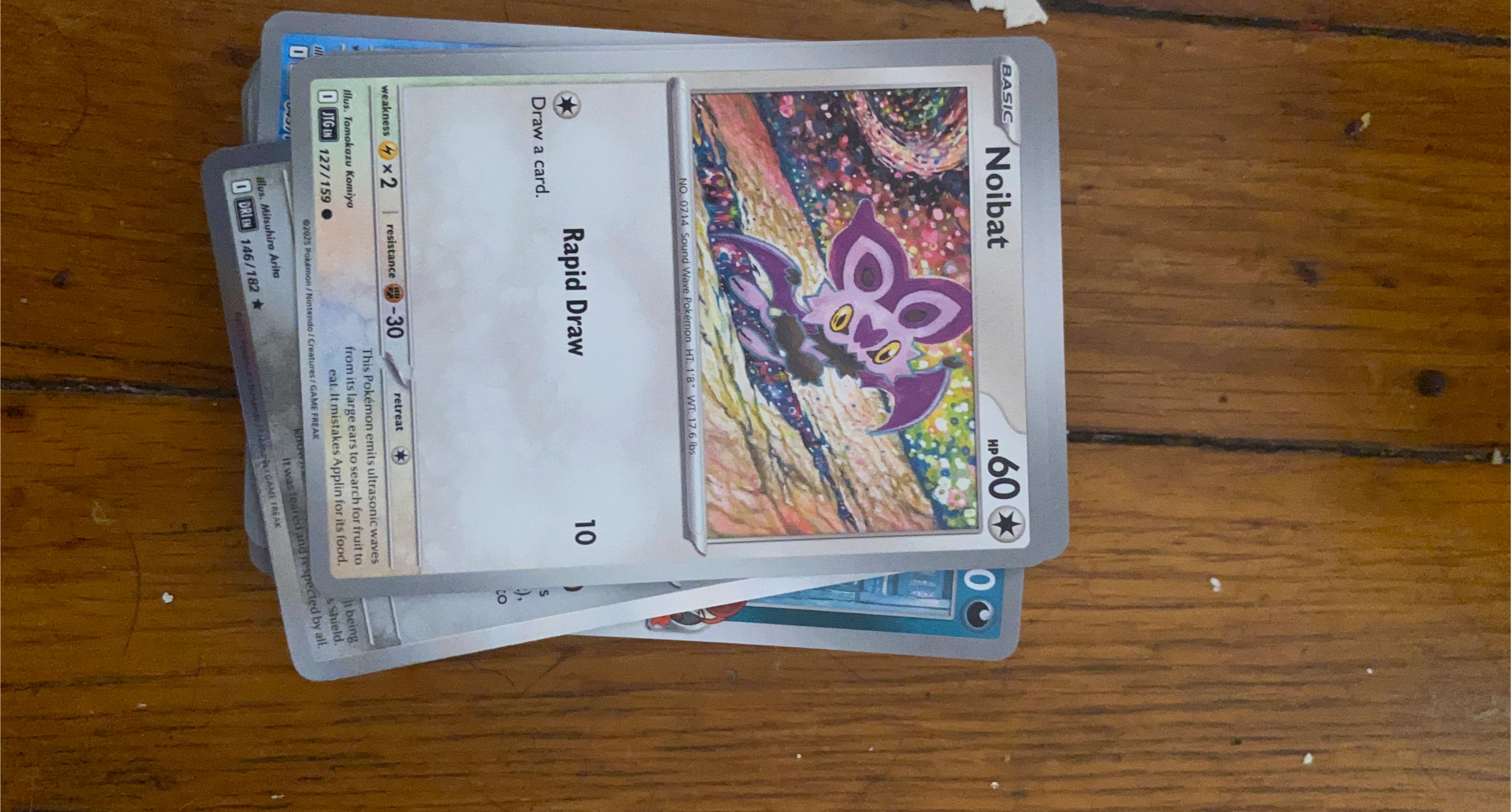 Noibat Pokemon Trading Card