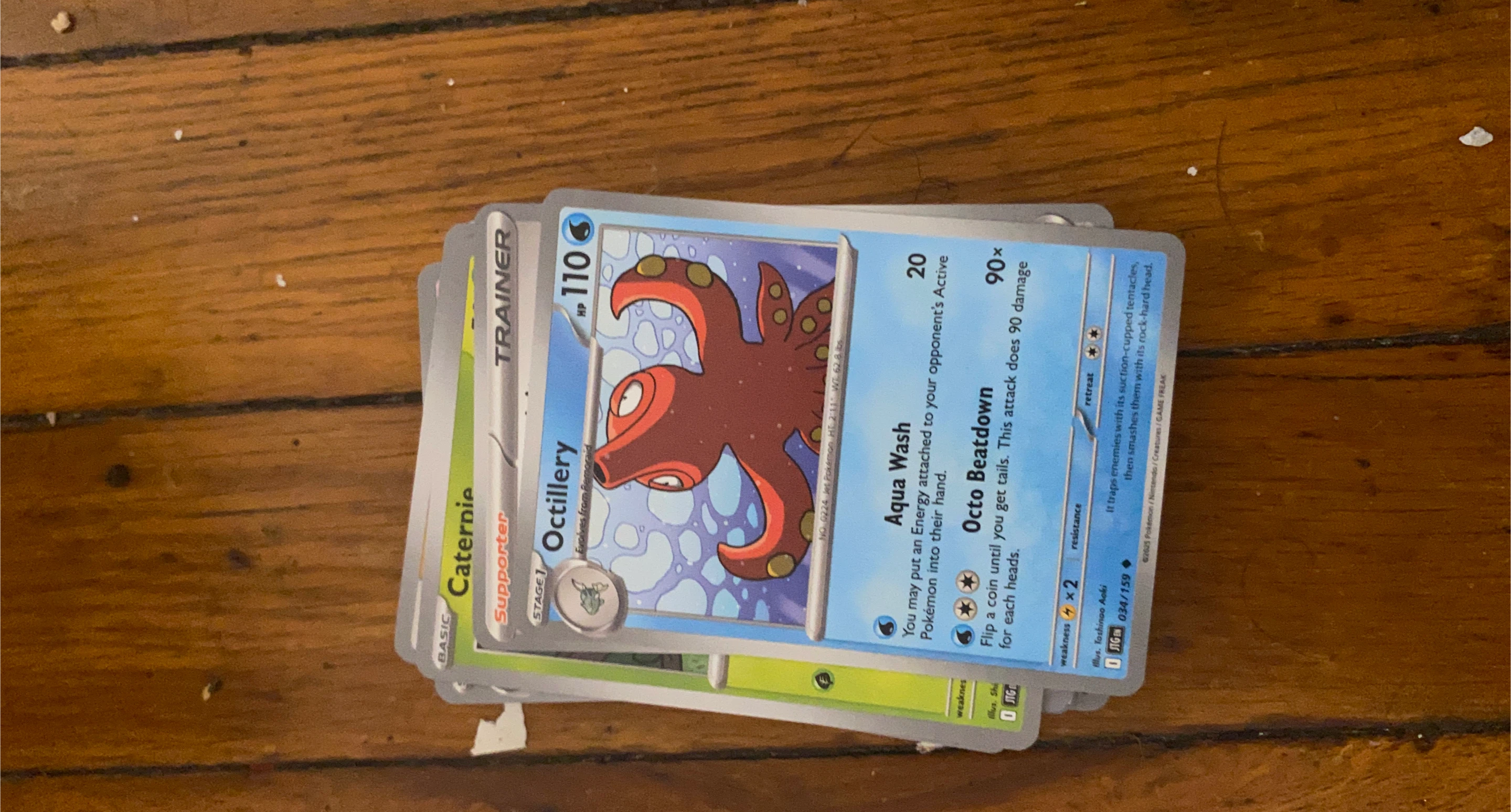 Octillery Pokemon Trading Card