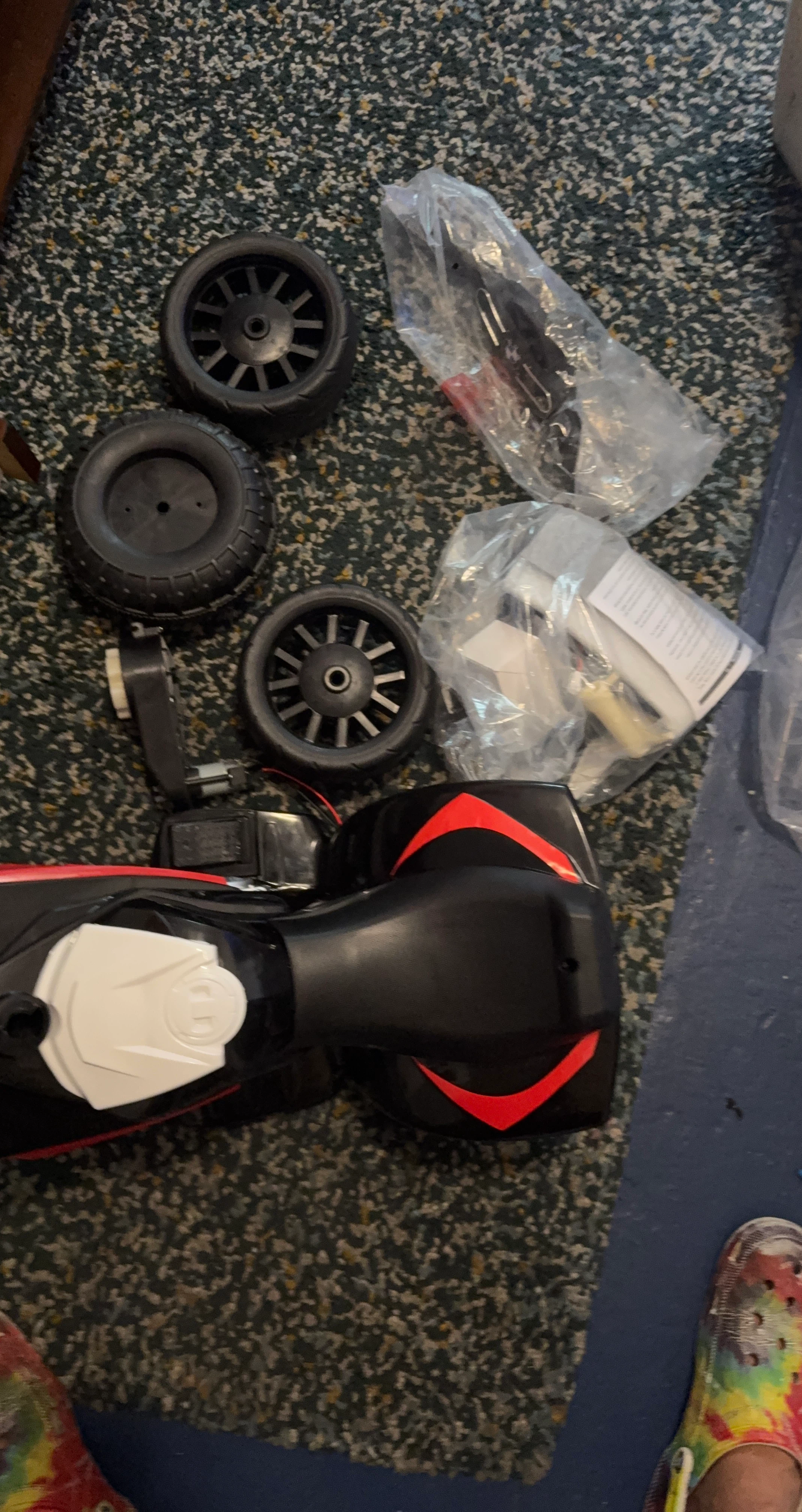BMW S1000RR Battery-Powered Trike - Red & Black