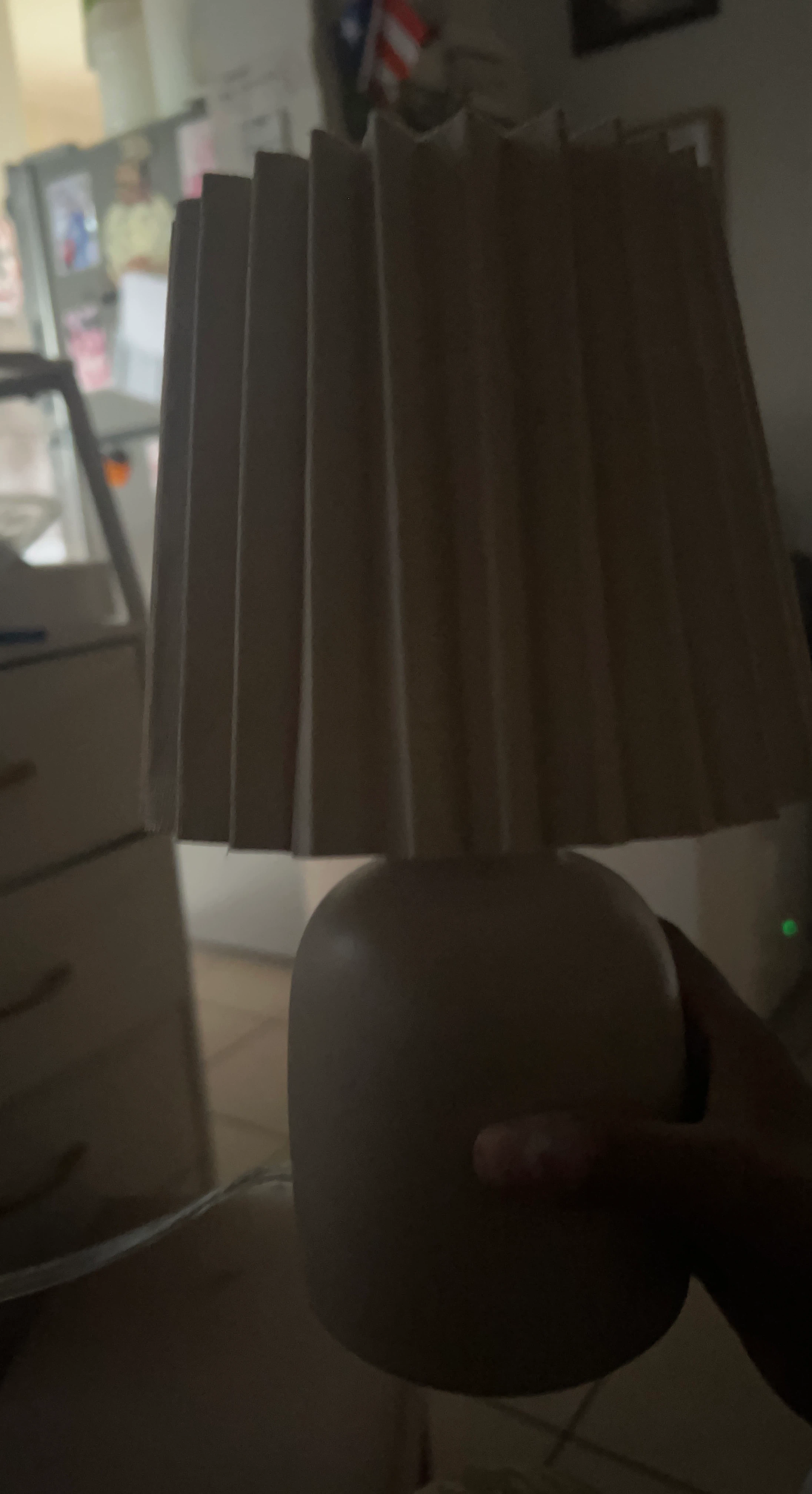 Pleated Table Lamp