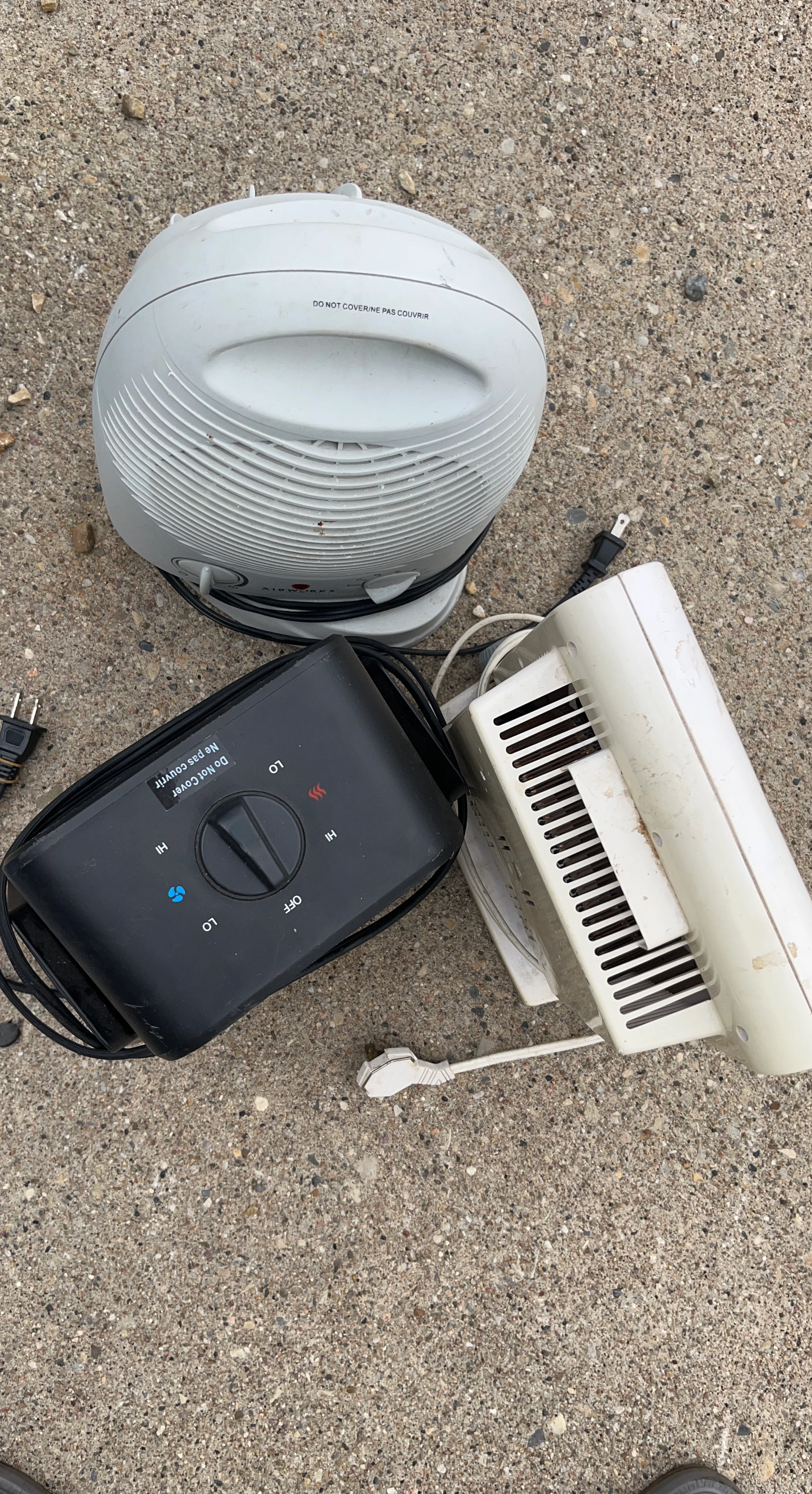 Portable Electric Heaters (2)