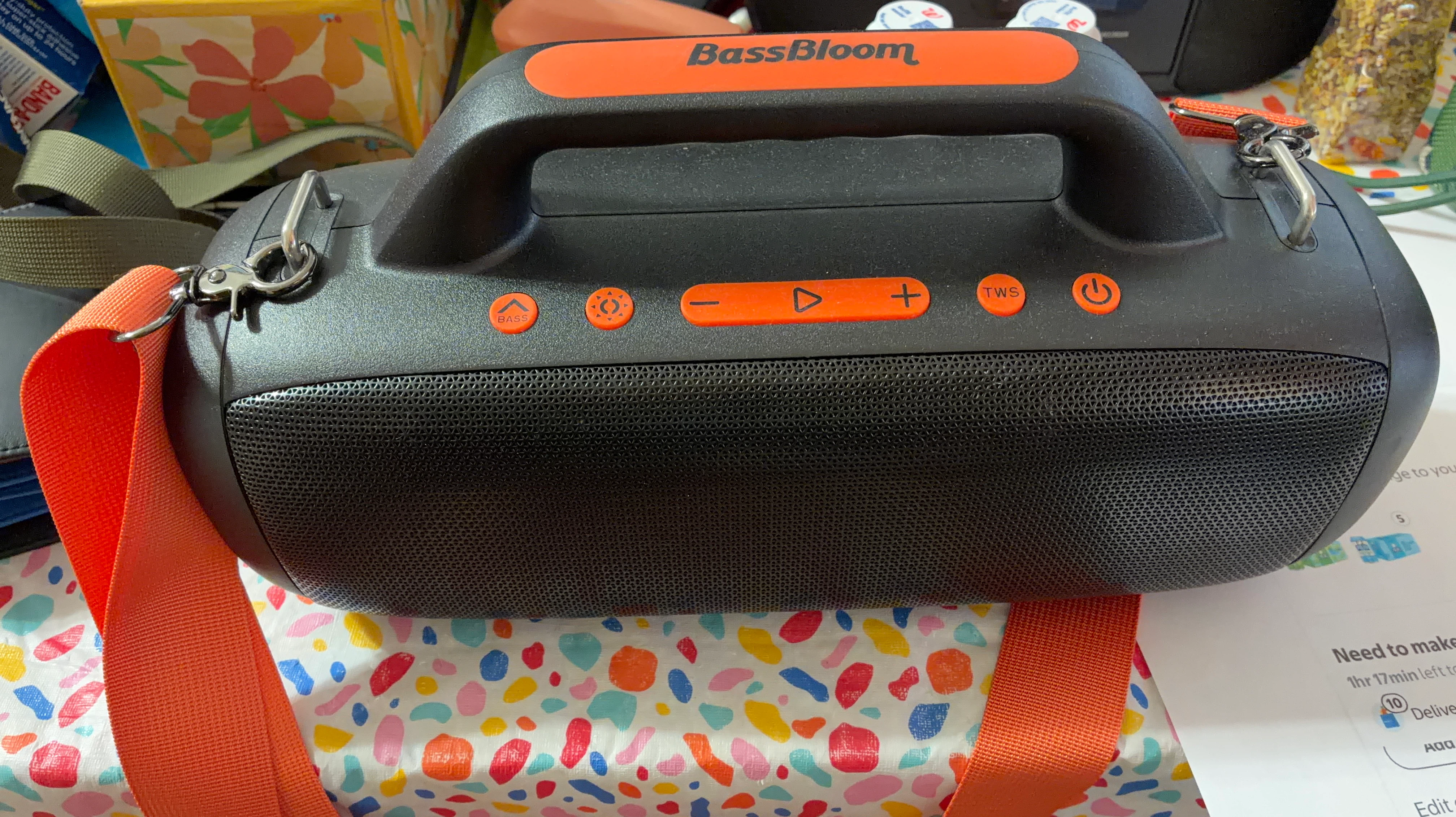 BassBoom Portable Bluetooth Speaker