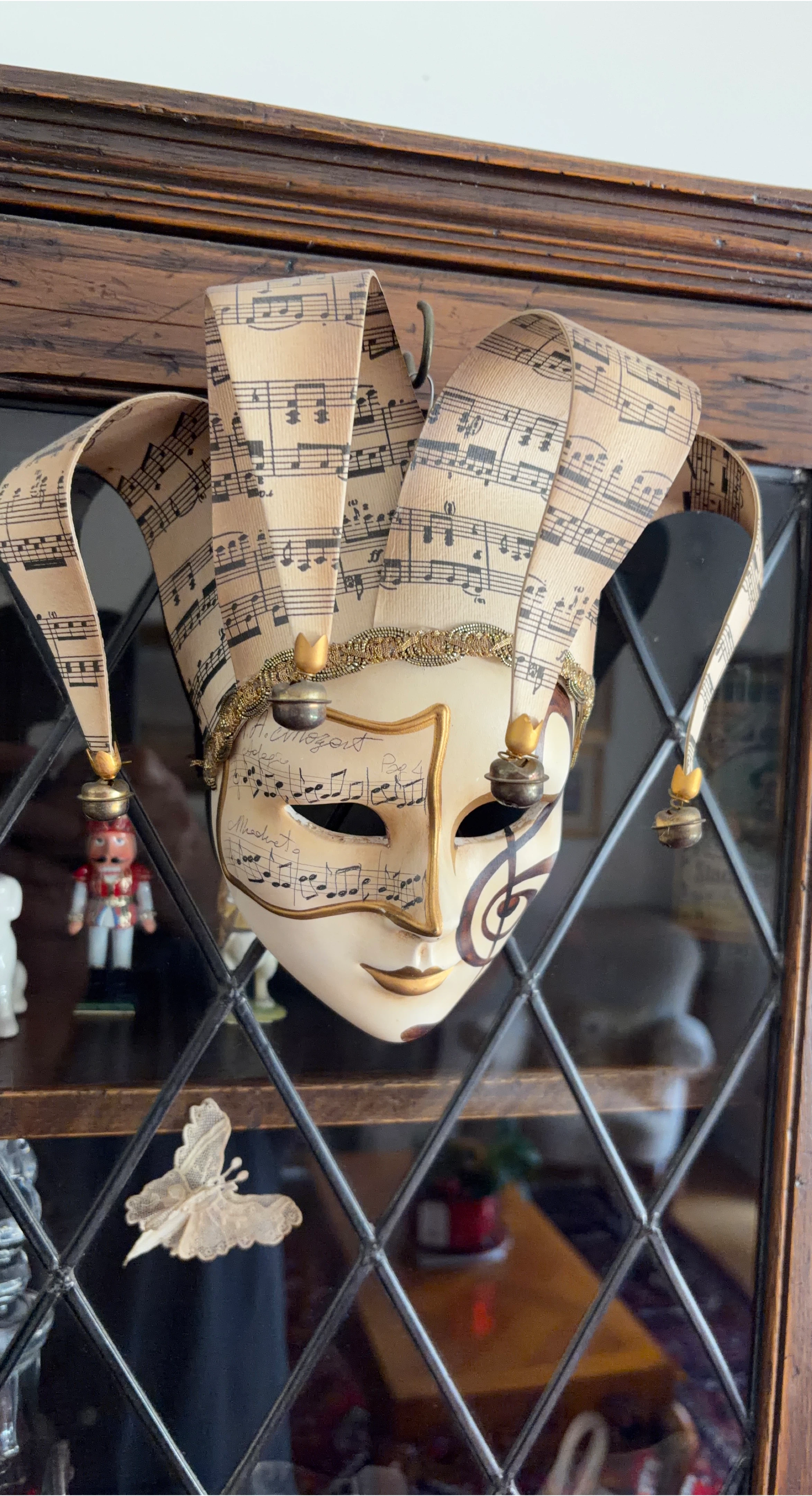 Decorative Musical Jester Wall Mask