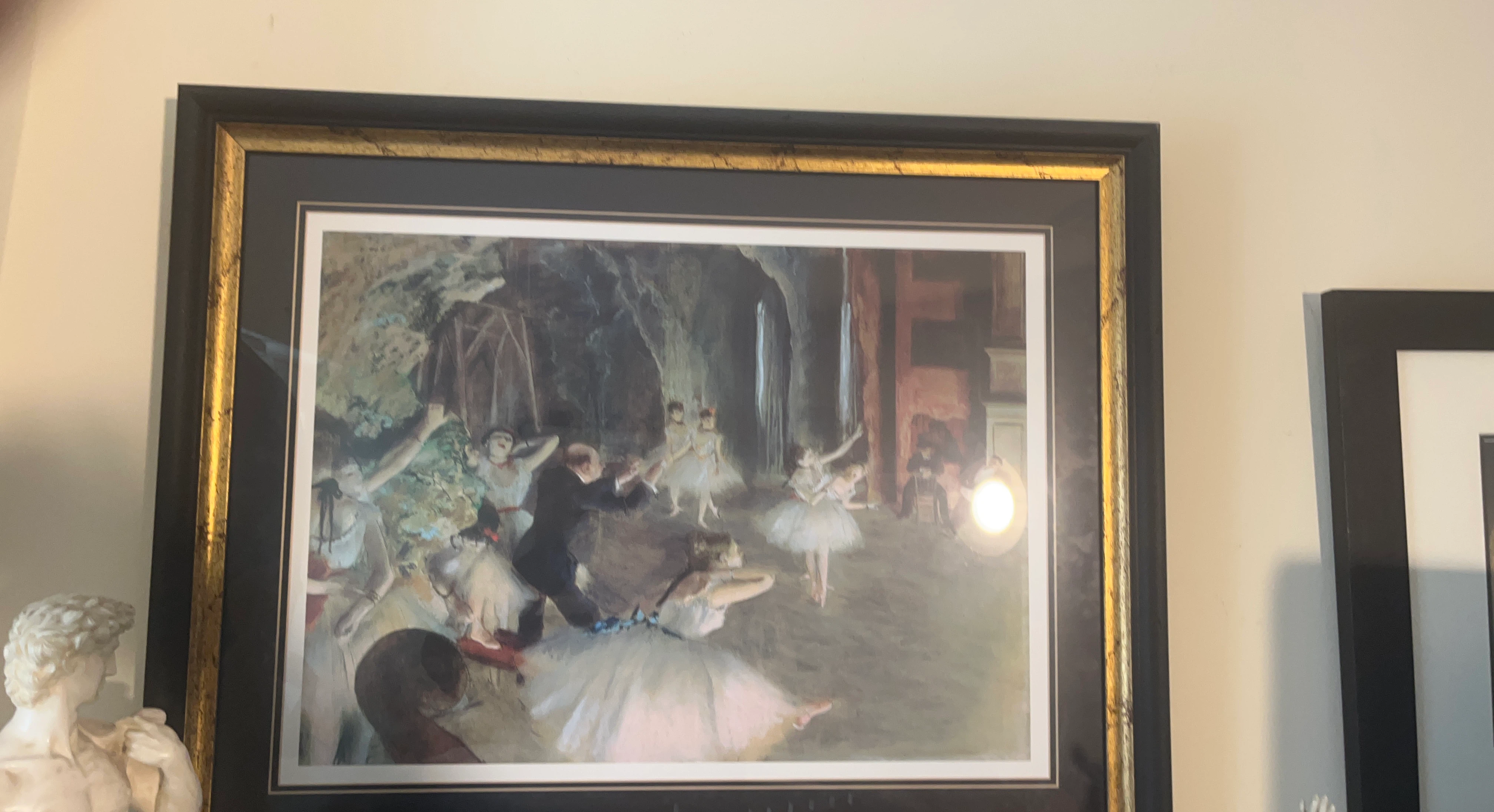 Degas Ballerina Framed Art Print
