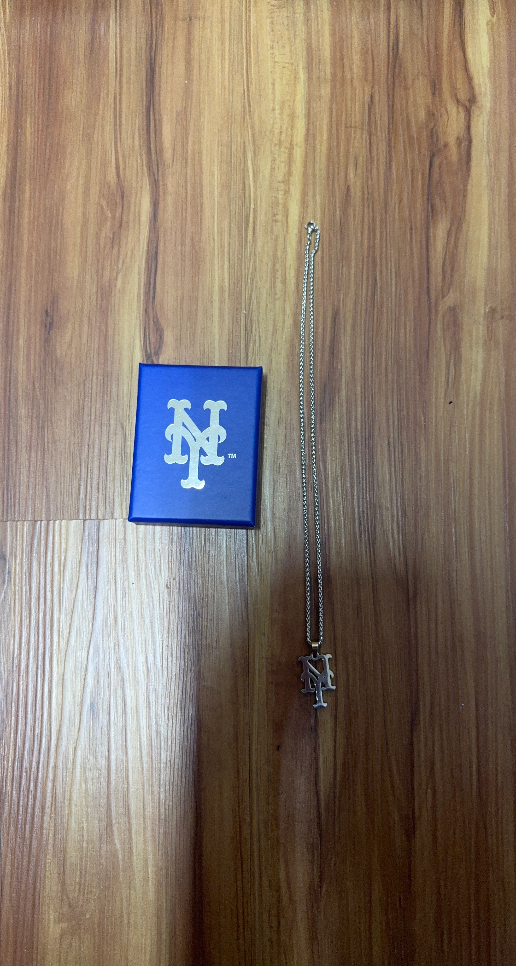 New York Mets "NY" Logo Necklace
