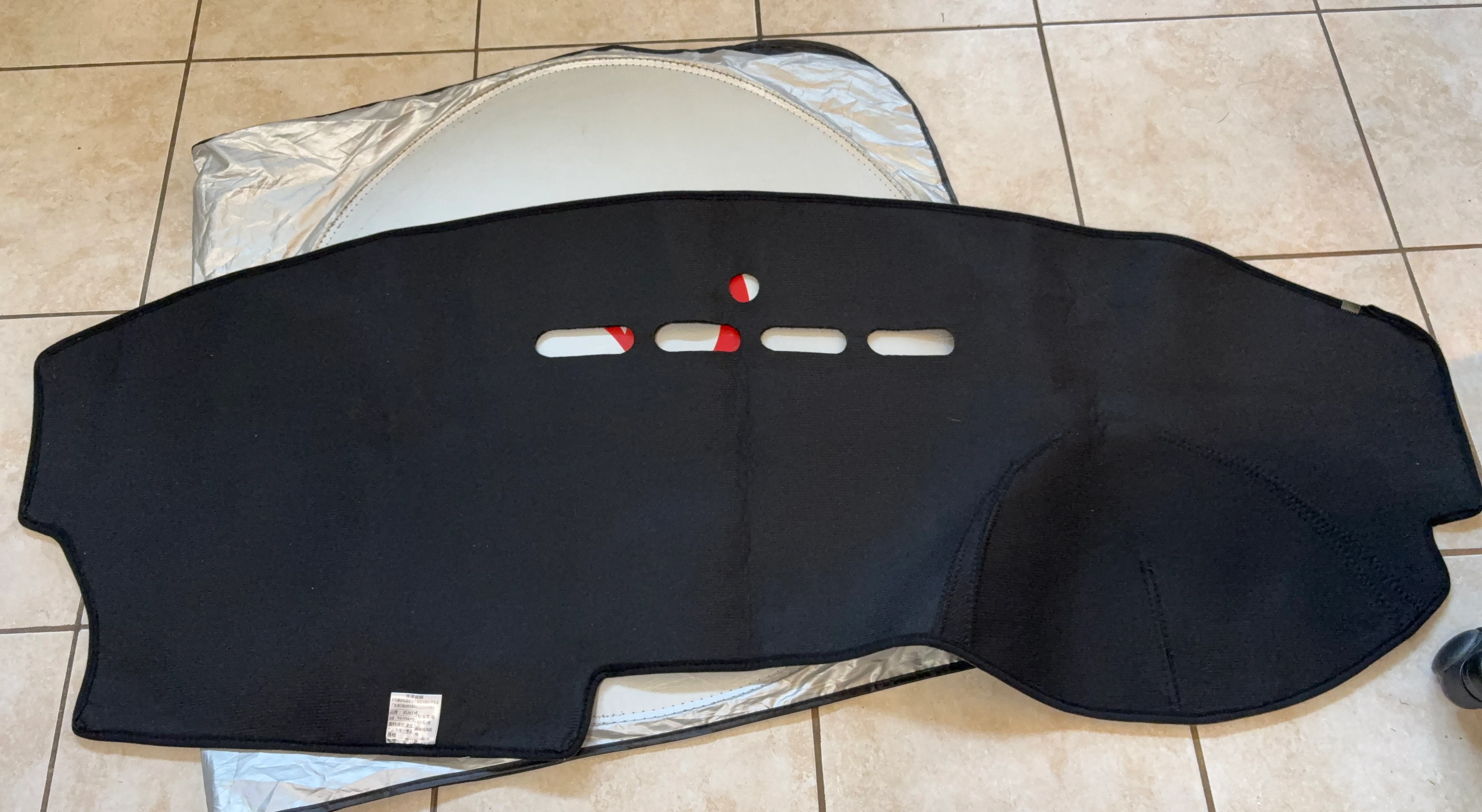 Custom Black Dashboard Cover
