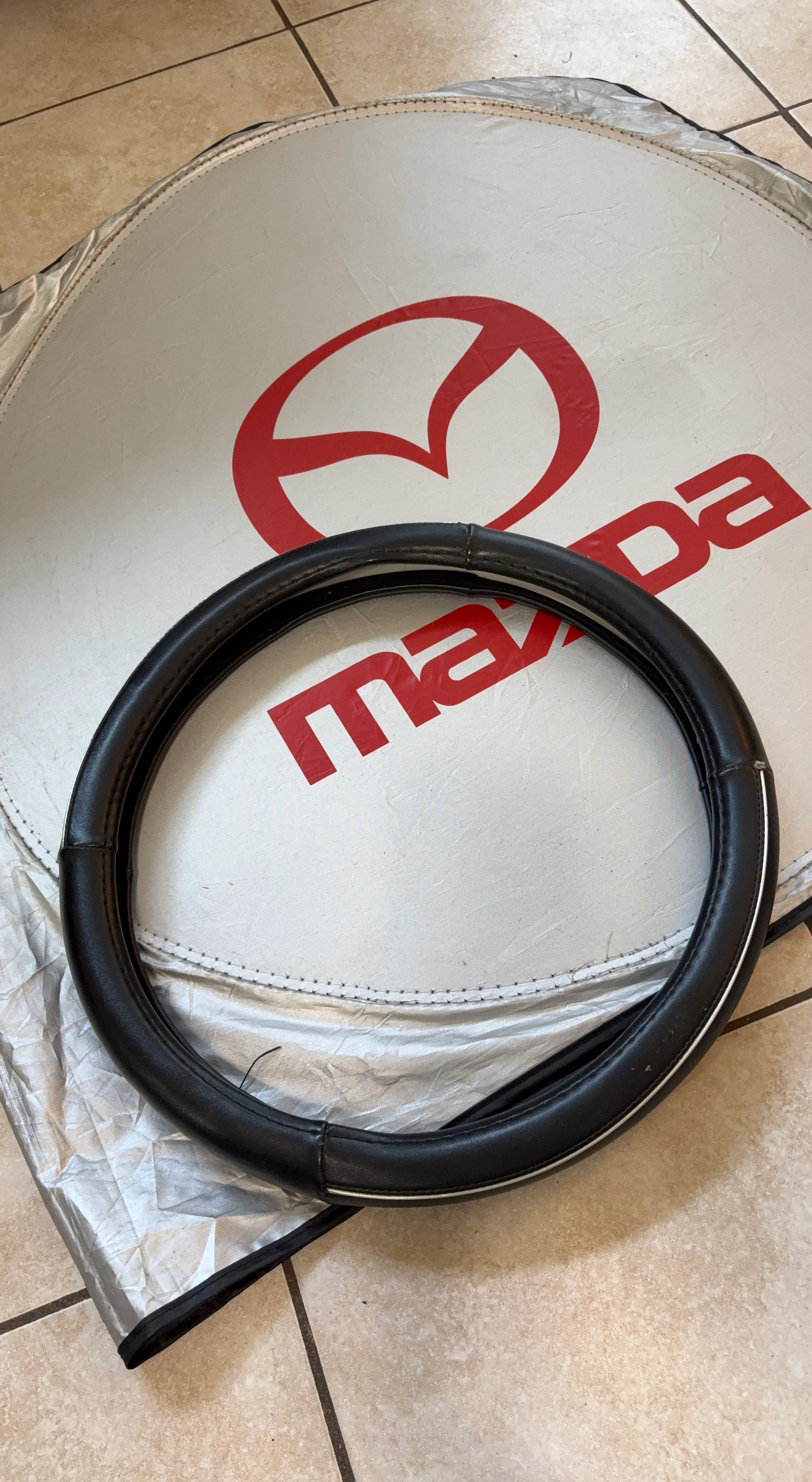 Mazda Sunshade and Steering Wheel Cover