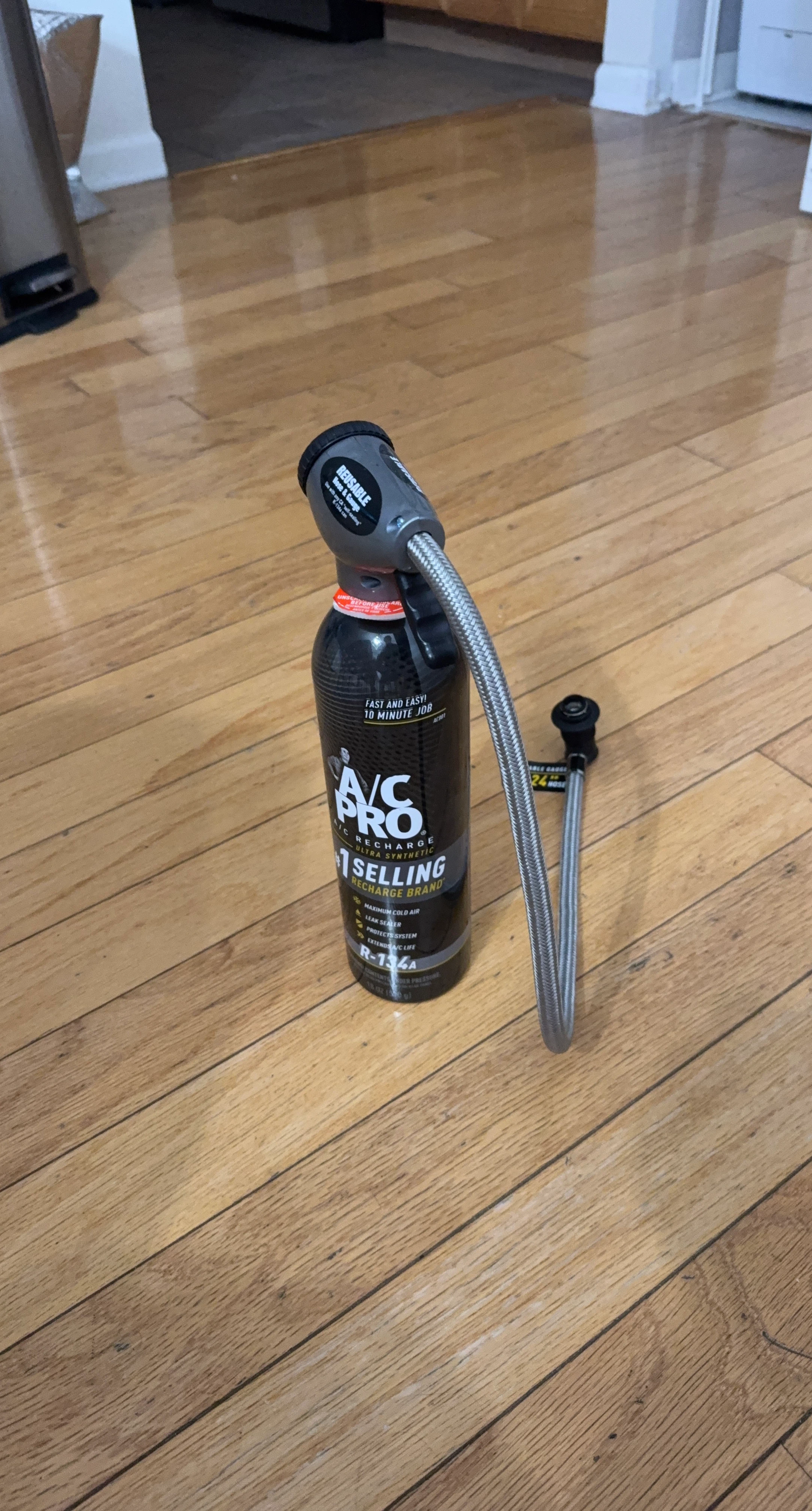 A/C PRO R-134a Recharge Hose & Gauge