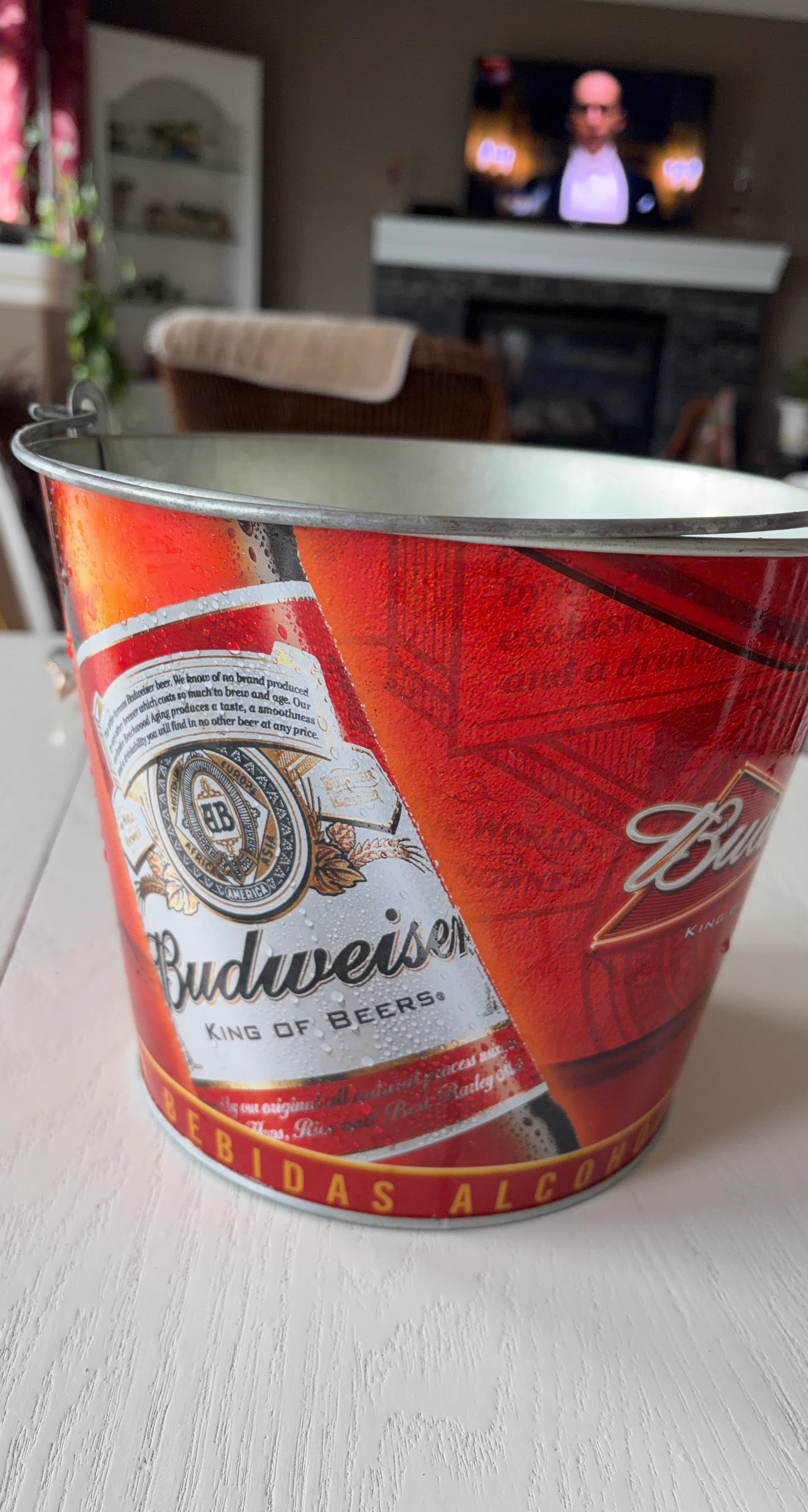Budweiser Metal Beer Bucket