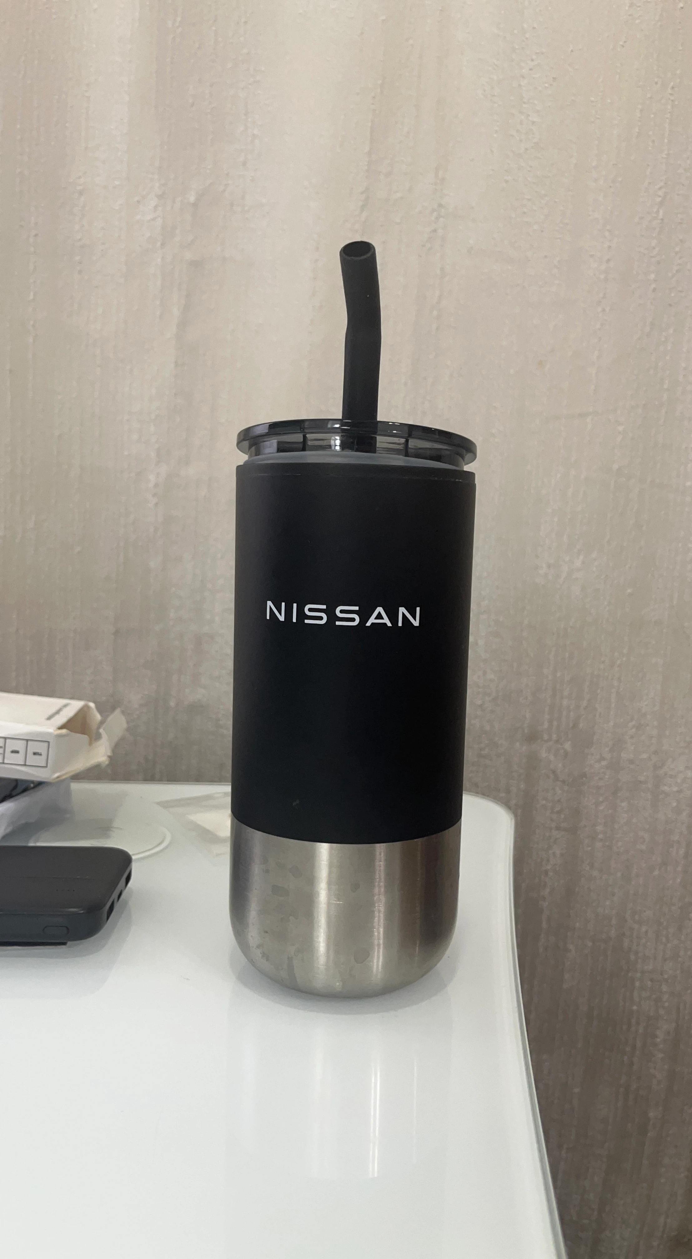 Nissan Branded Travel Tumbler with Straw