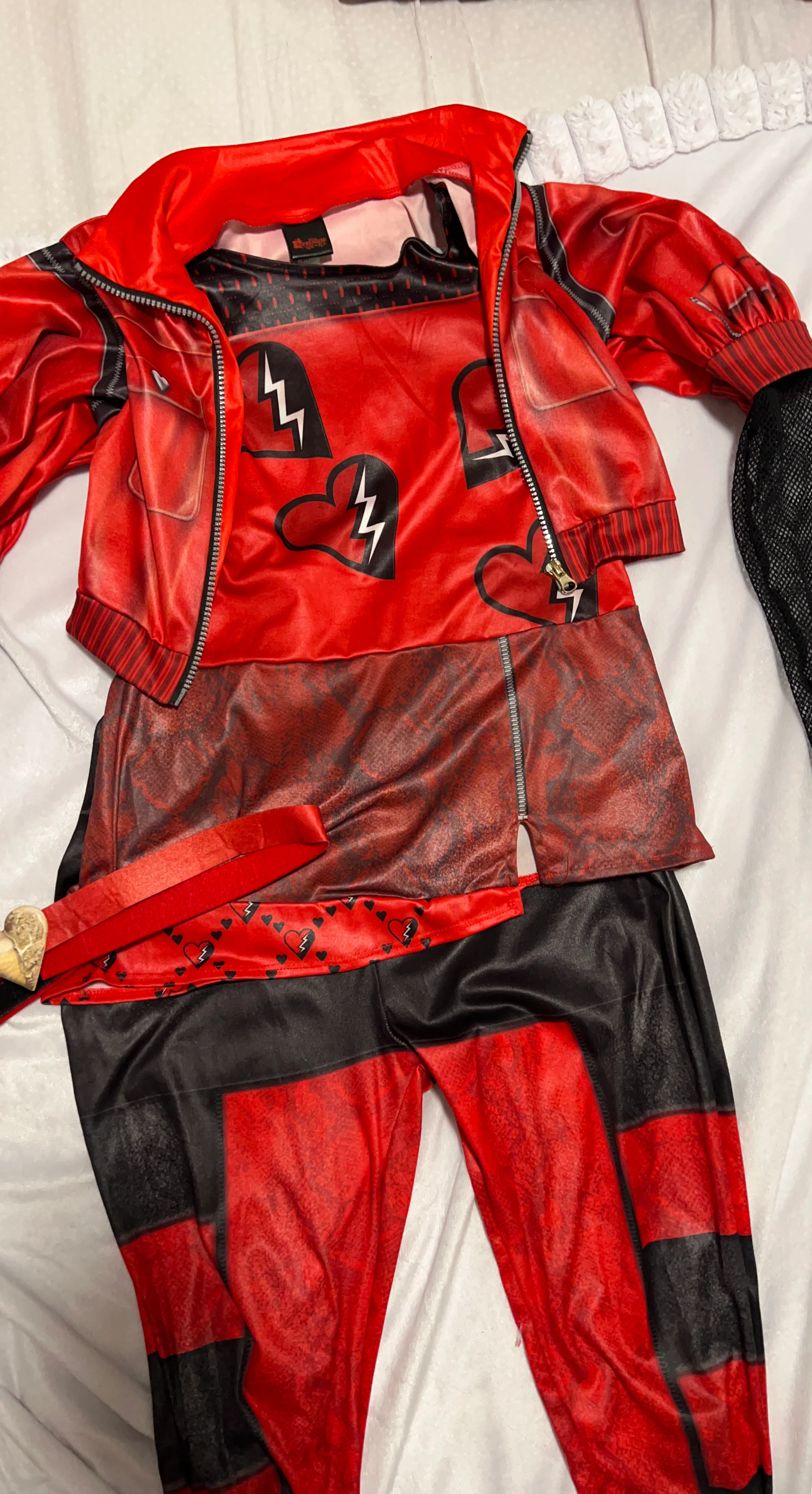 Kids Descendants Red Costume Outfit for sale