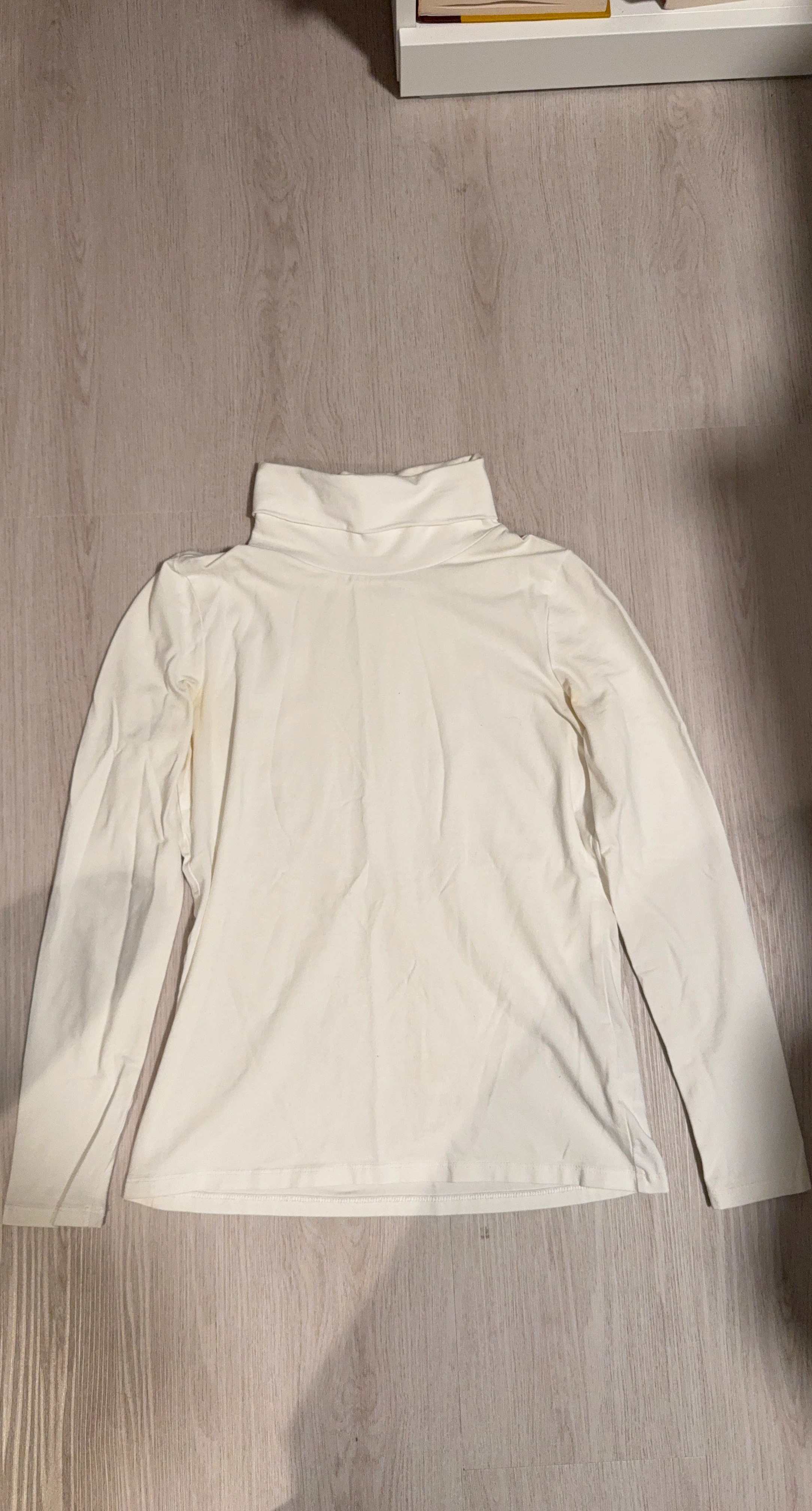 White Turtleneck Long Sleeve from Talbots