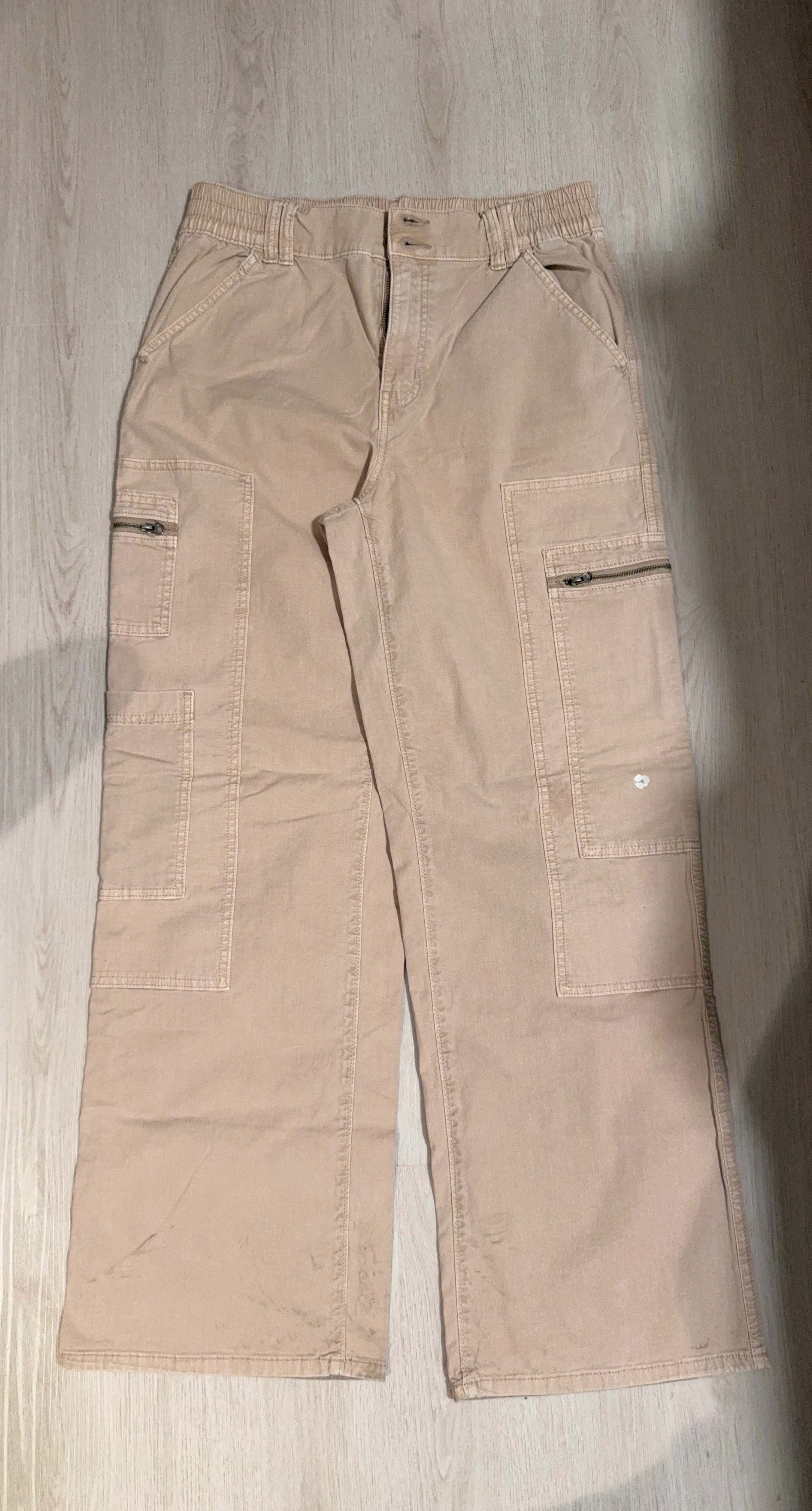 SO Beige Utility Cargo Pants