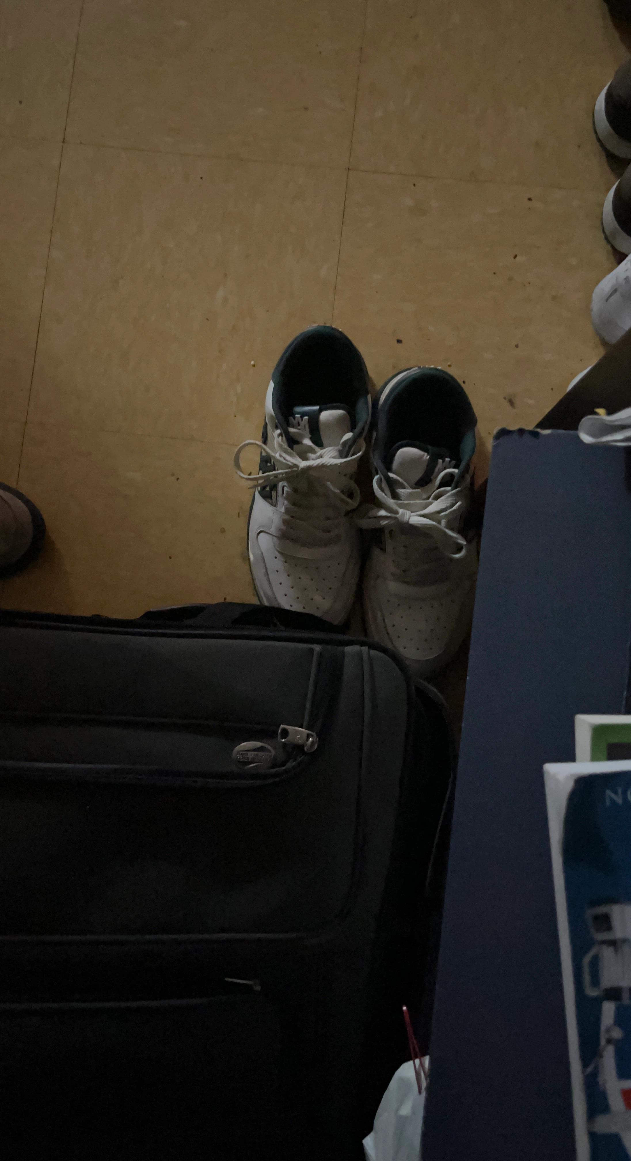 New Balance 550 White and Green Sneakers
