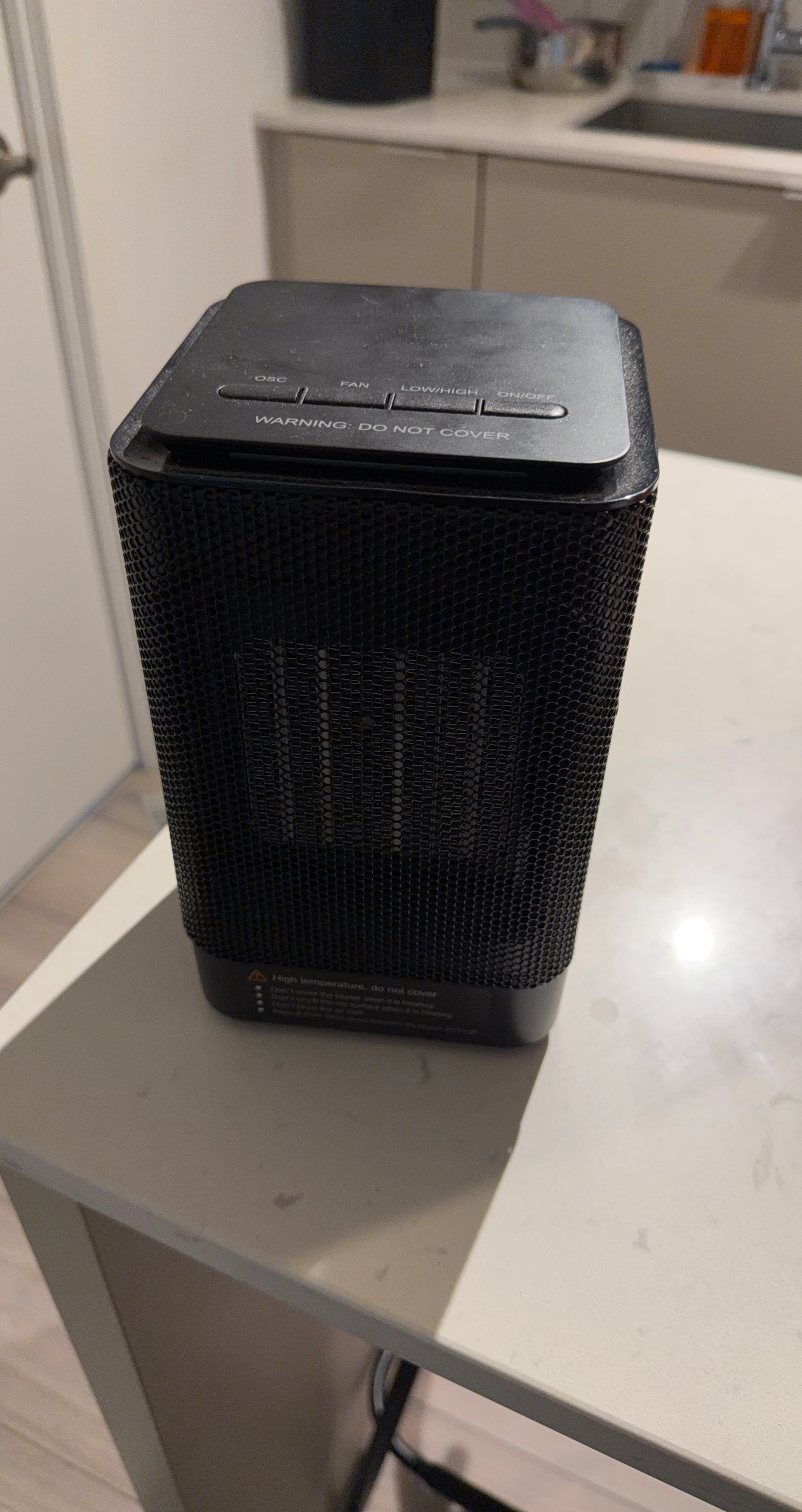 Oscillating Portable Desk Heater