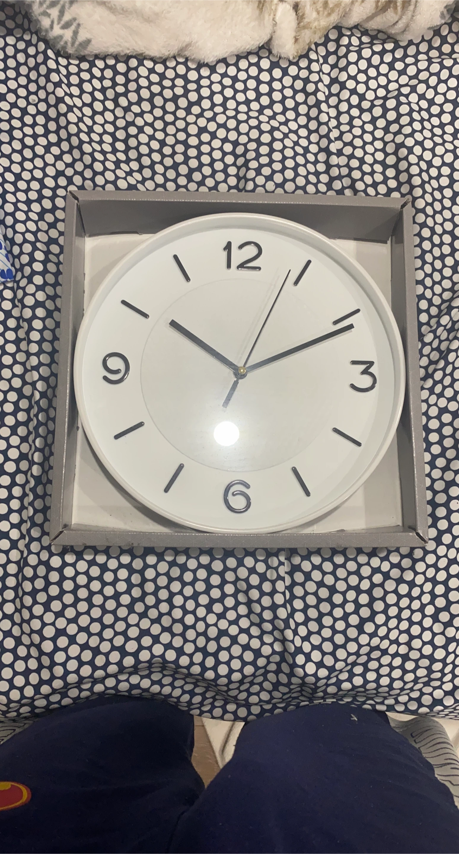White Wall Clock