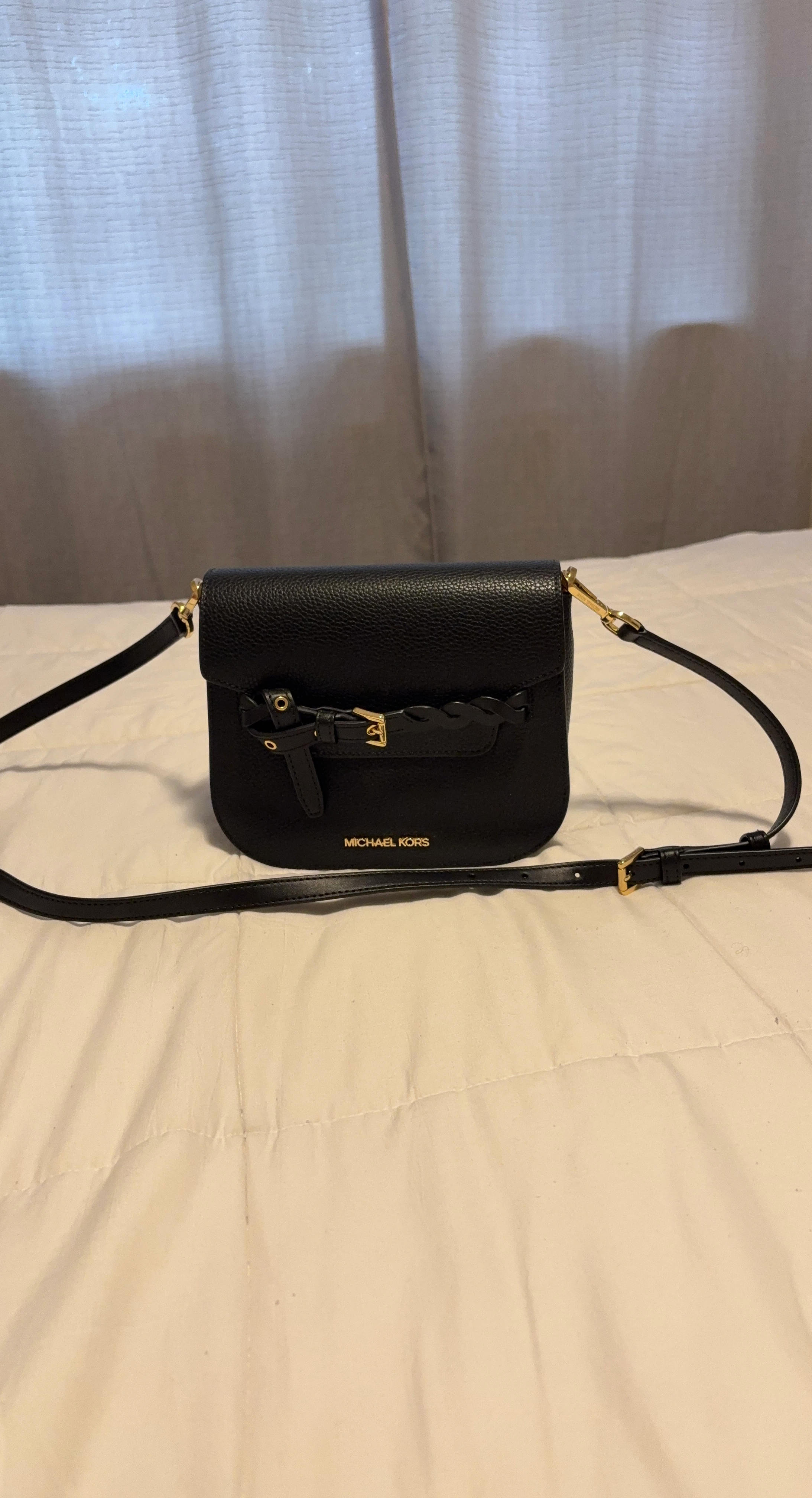 Michael Kors black crossbody bag