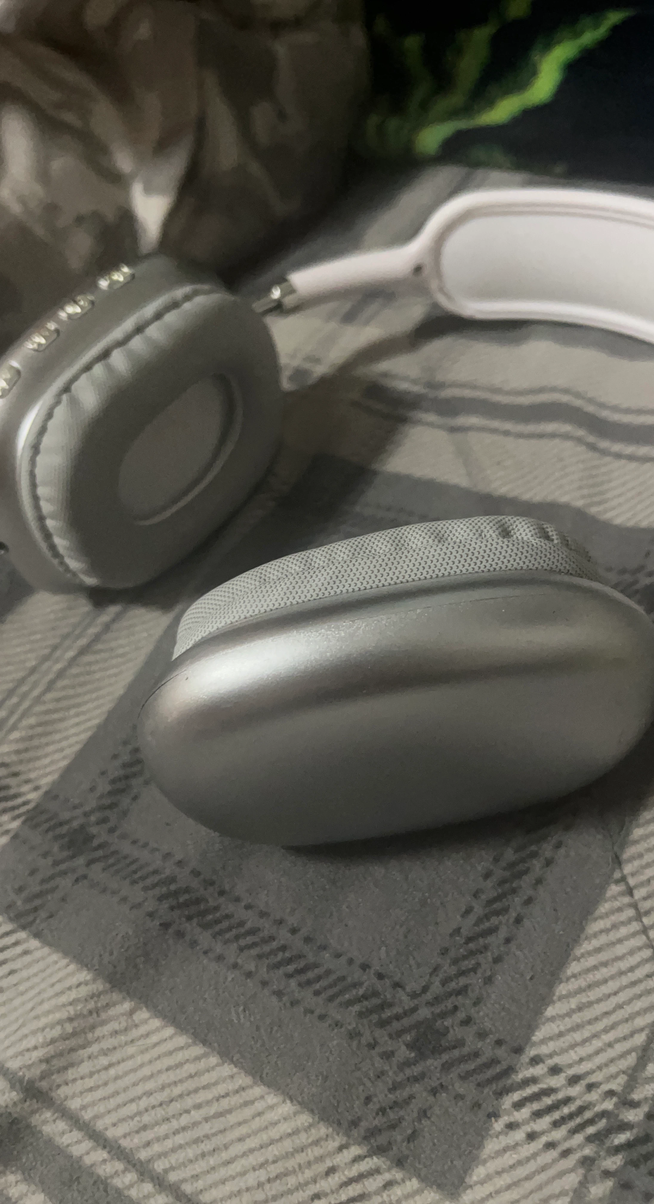 Silver Over-Ear Wireless Headphones