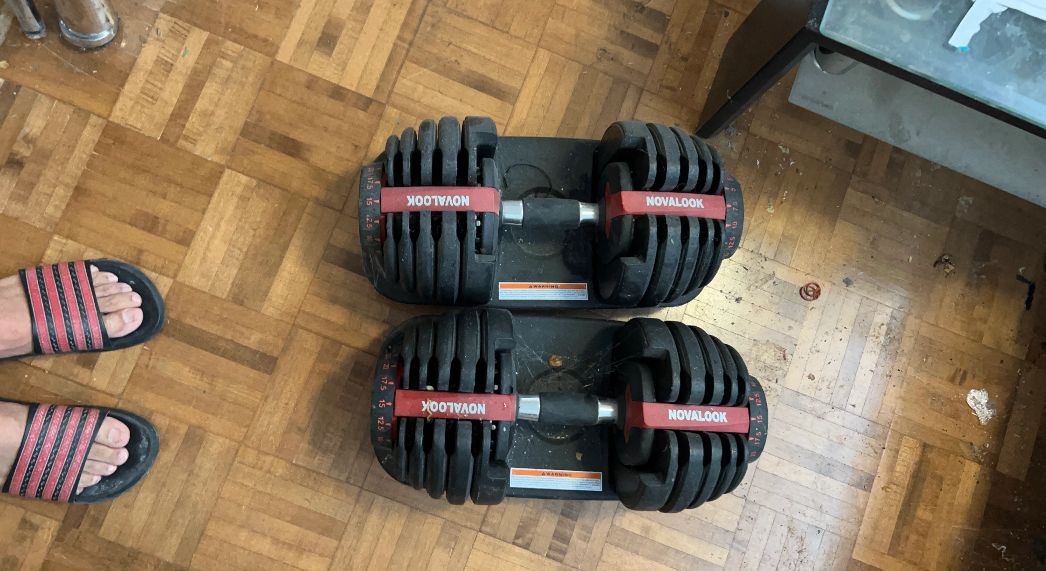 Novalook Adjustable Dumbbells
