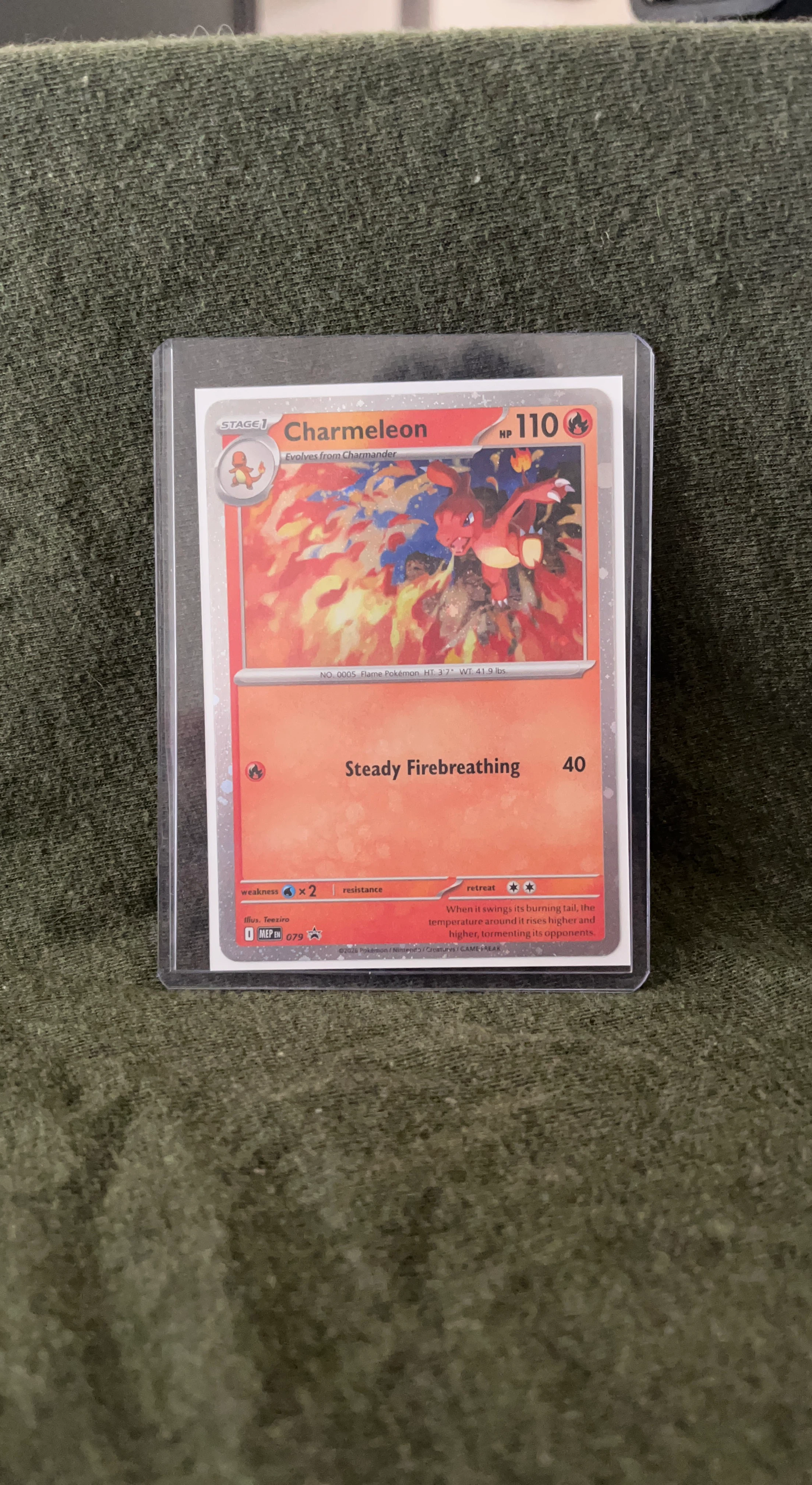 Charmeleon 079 Pokémon Card promo