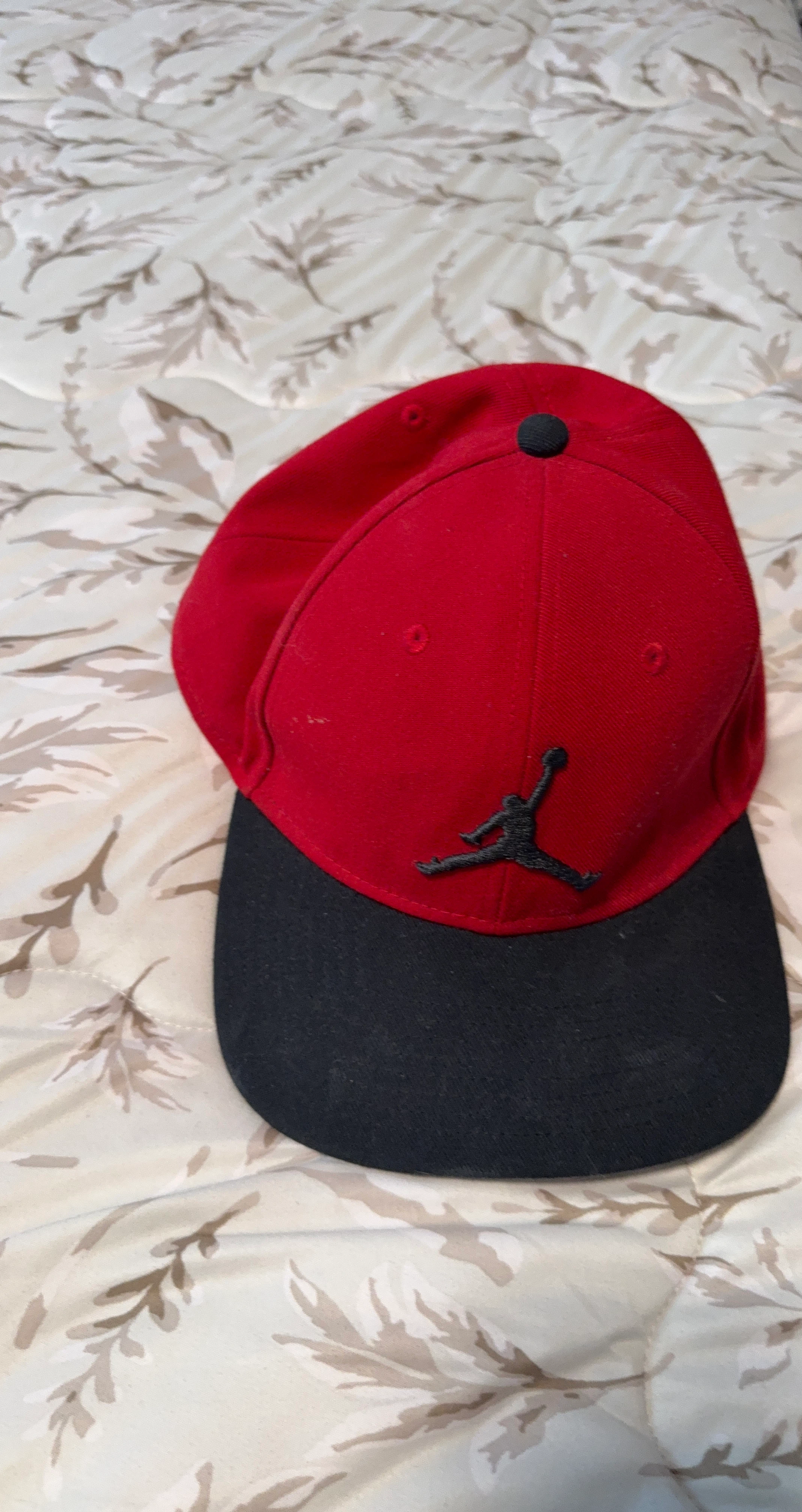 Air Jordan Red and Black Cap