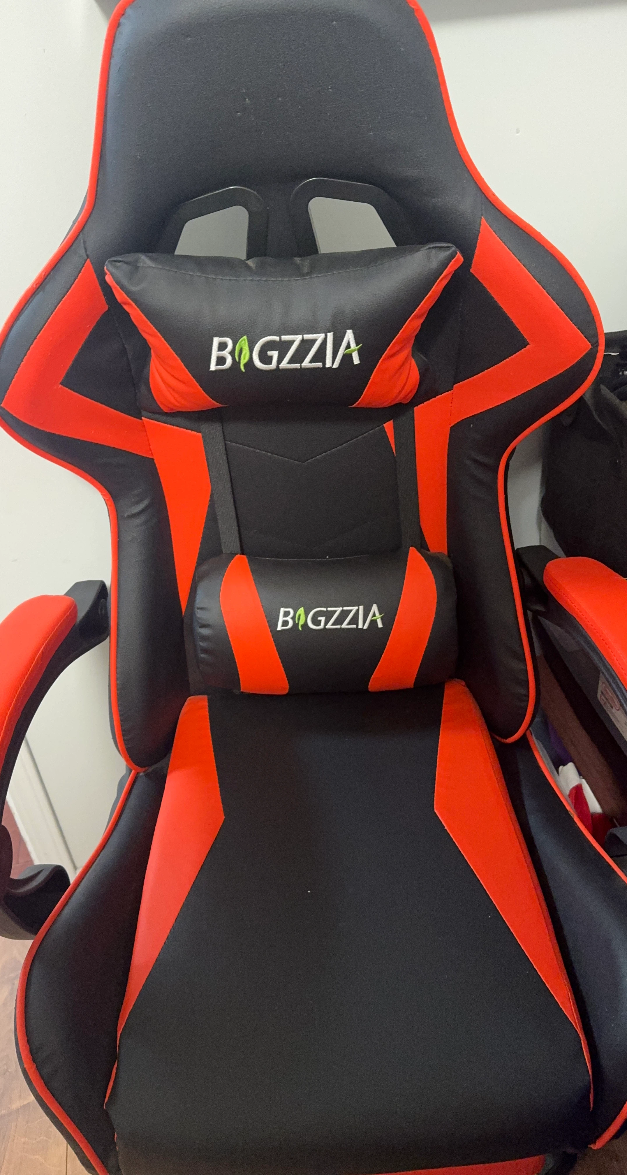 BAGZZIA Gaming Chair Black and Red