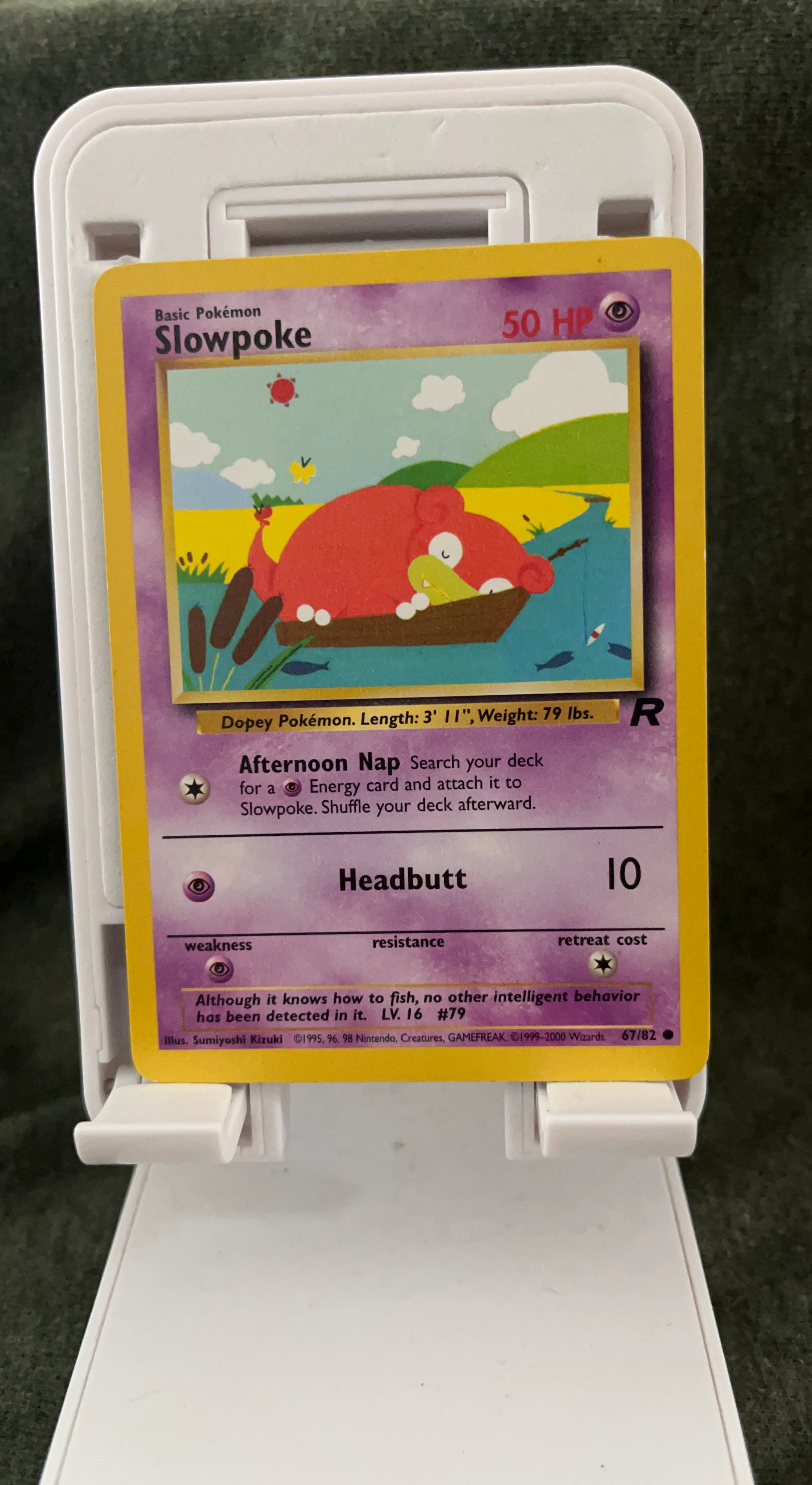 Slowpoke Pokemon Trading Card Sumiyoshi Kizuki
