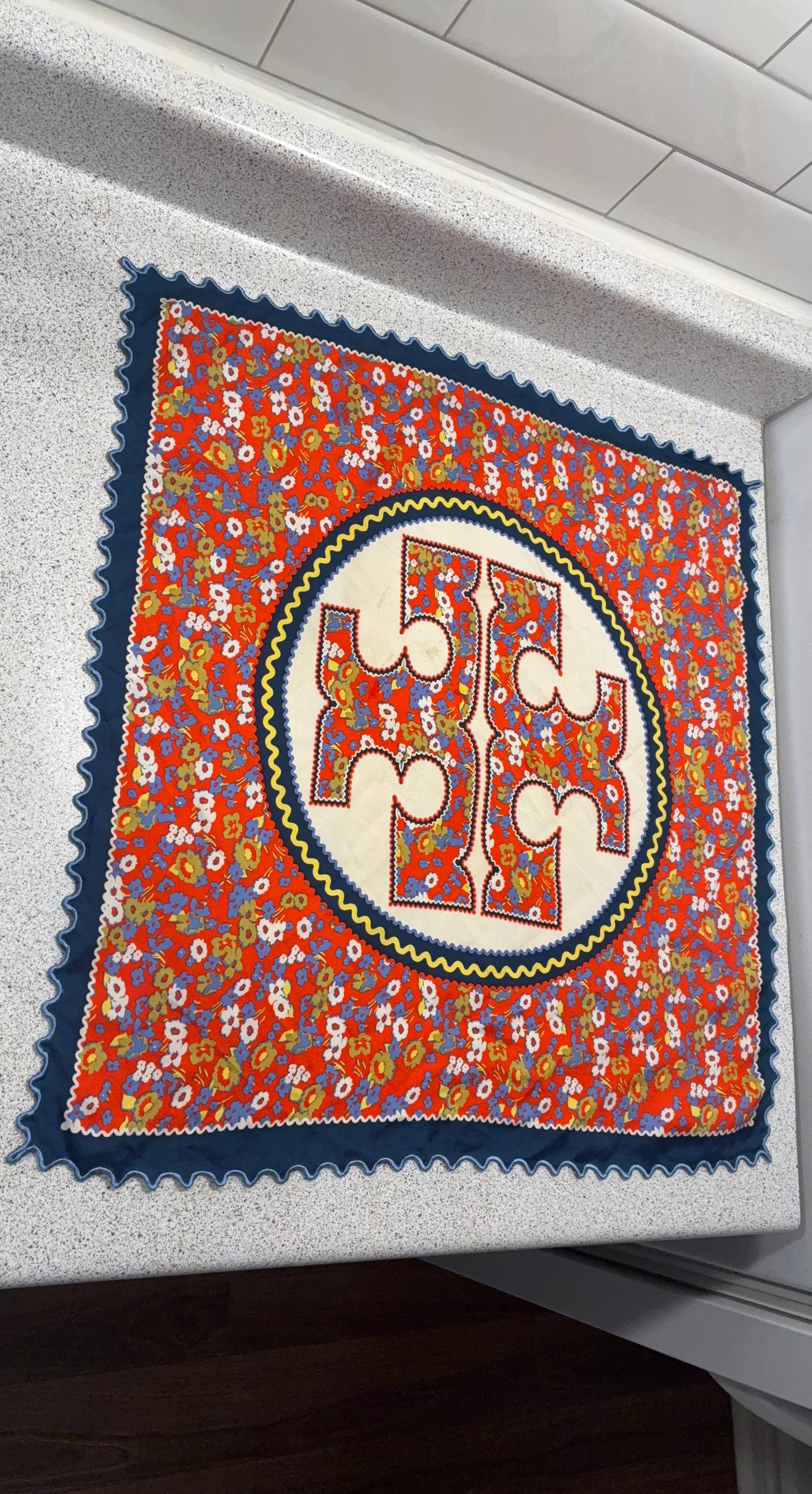 Tory Burch Floral Print Scarf