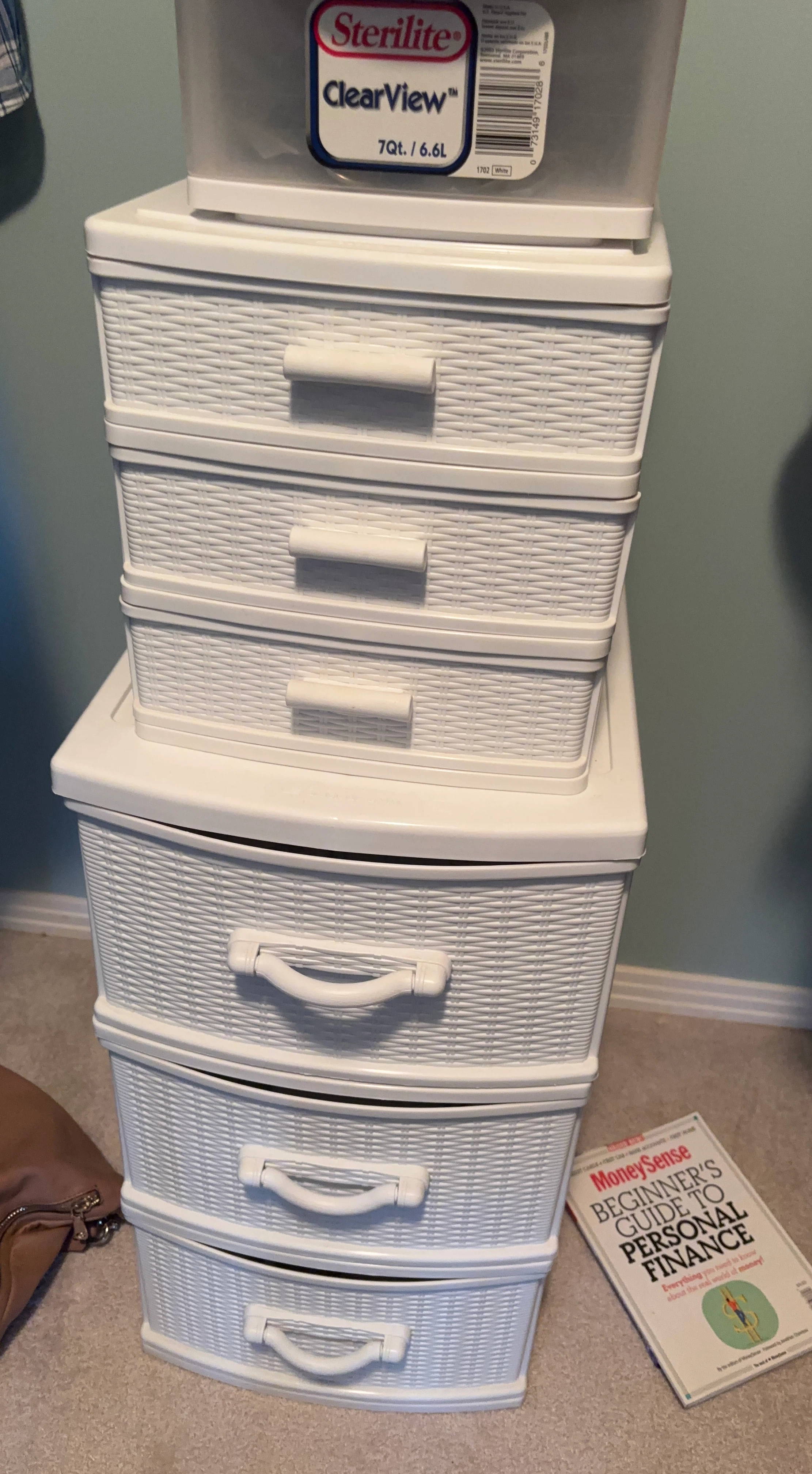 Sterilite Wicker Style Storage Drawers