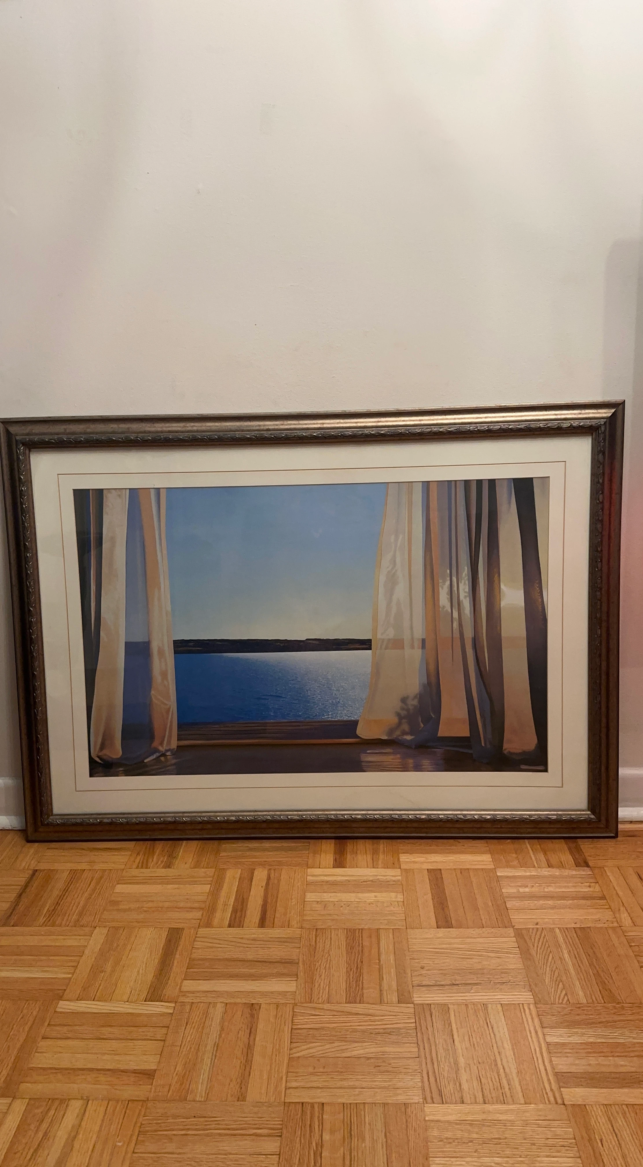 Framed Coastal Window Art Print