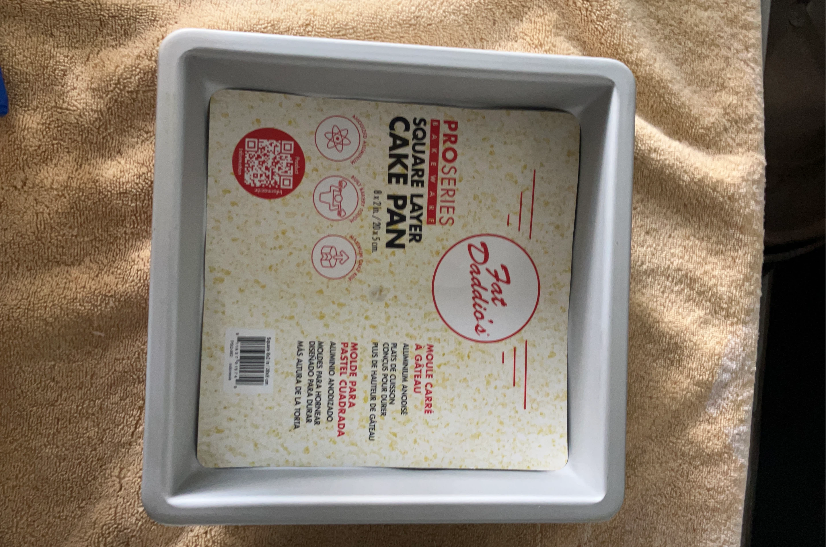 Fat Daddio's ProSeries Square Cake Pan 8x2 inch