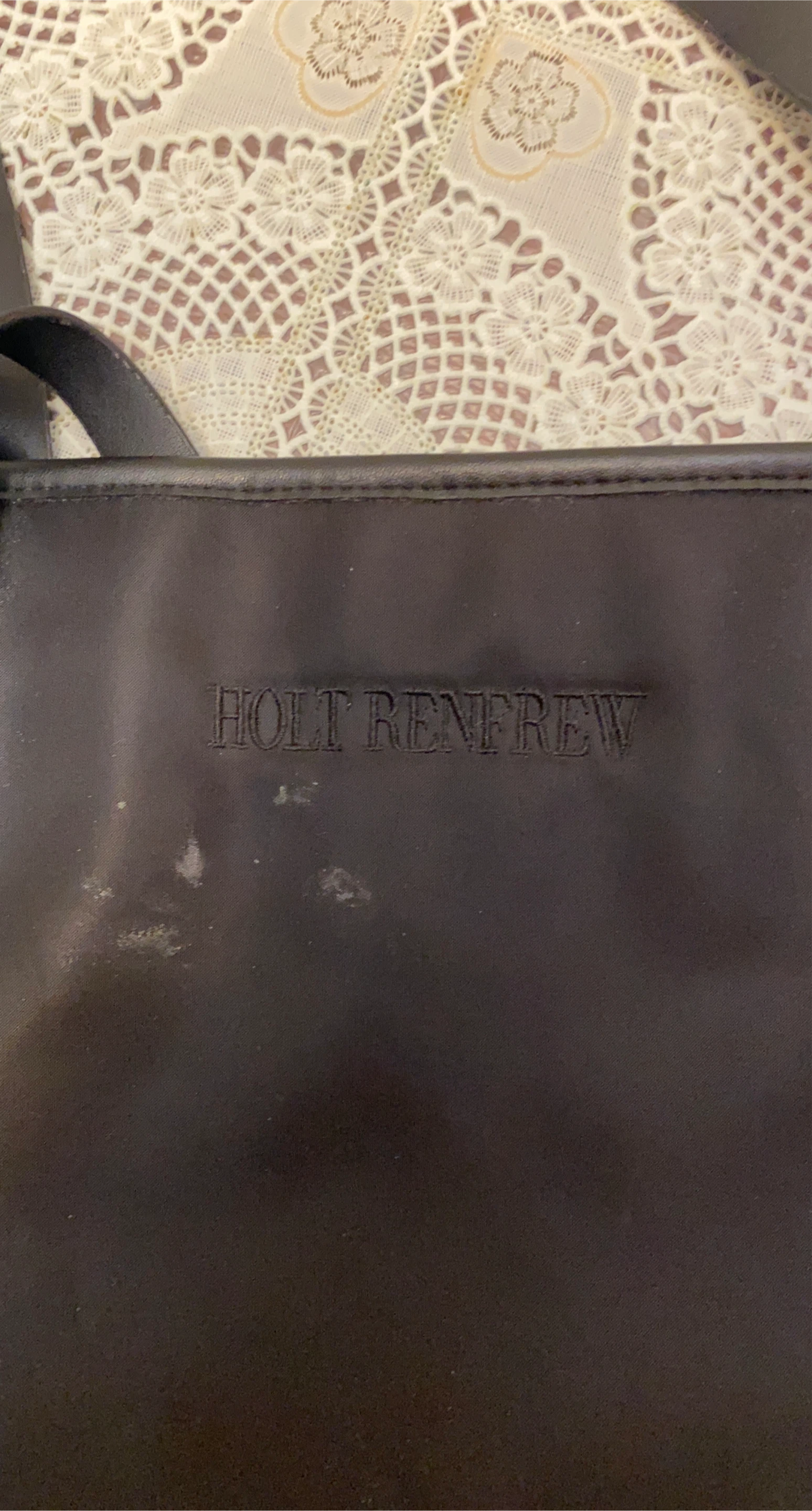 Holt Renfrew Black Tote Bag