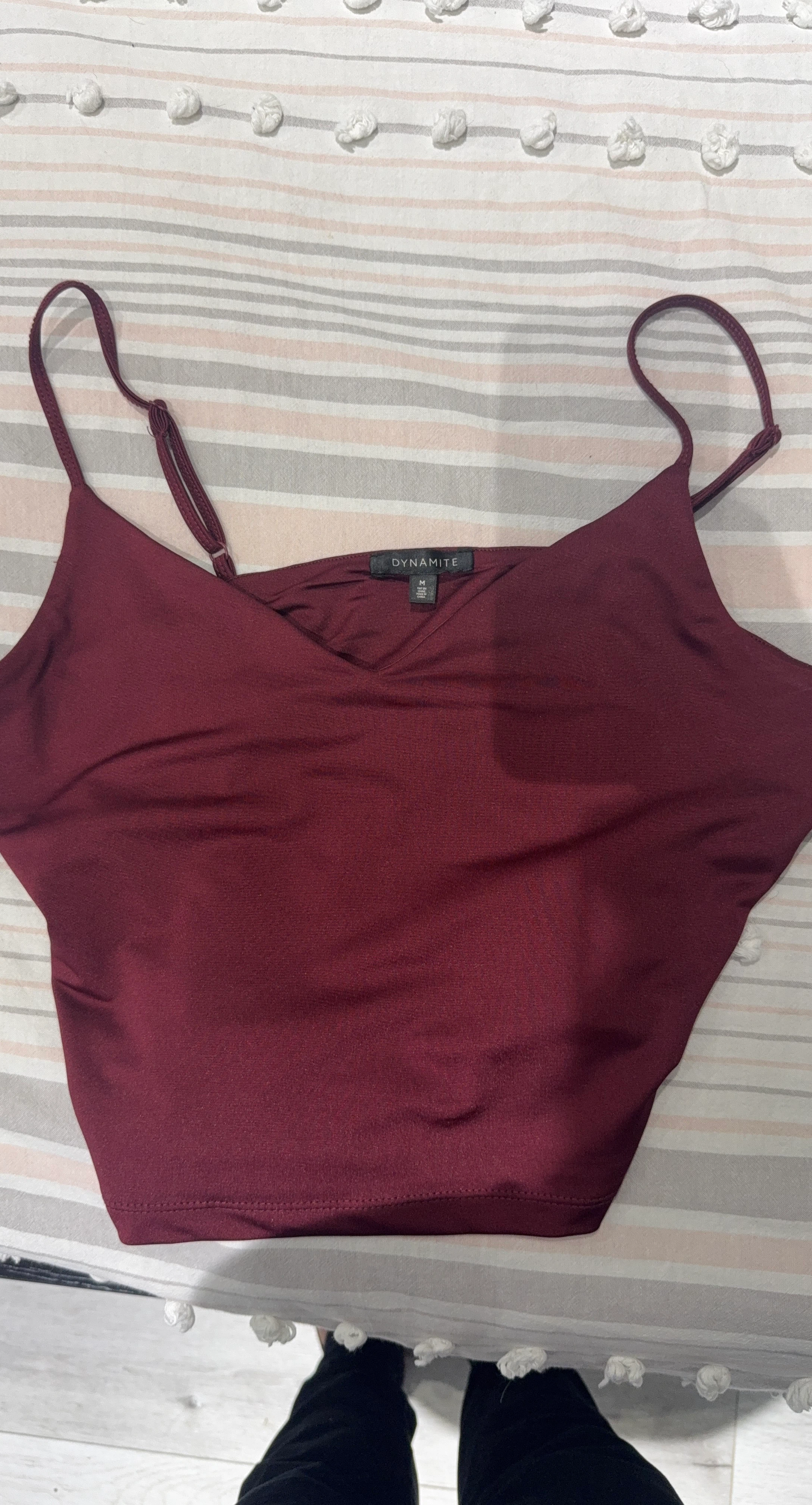Dynamite Red Cami Top