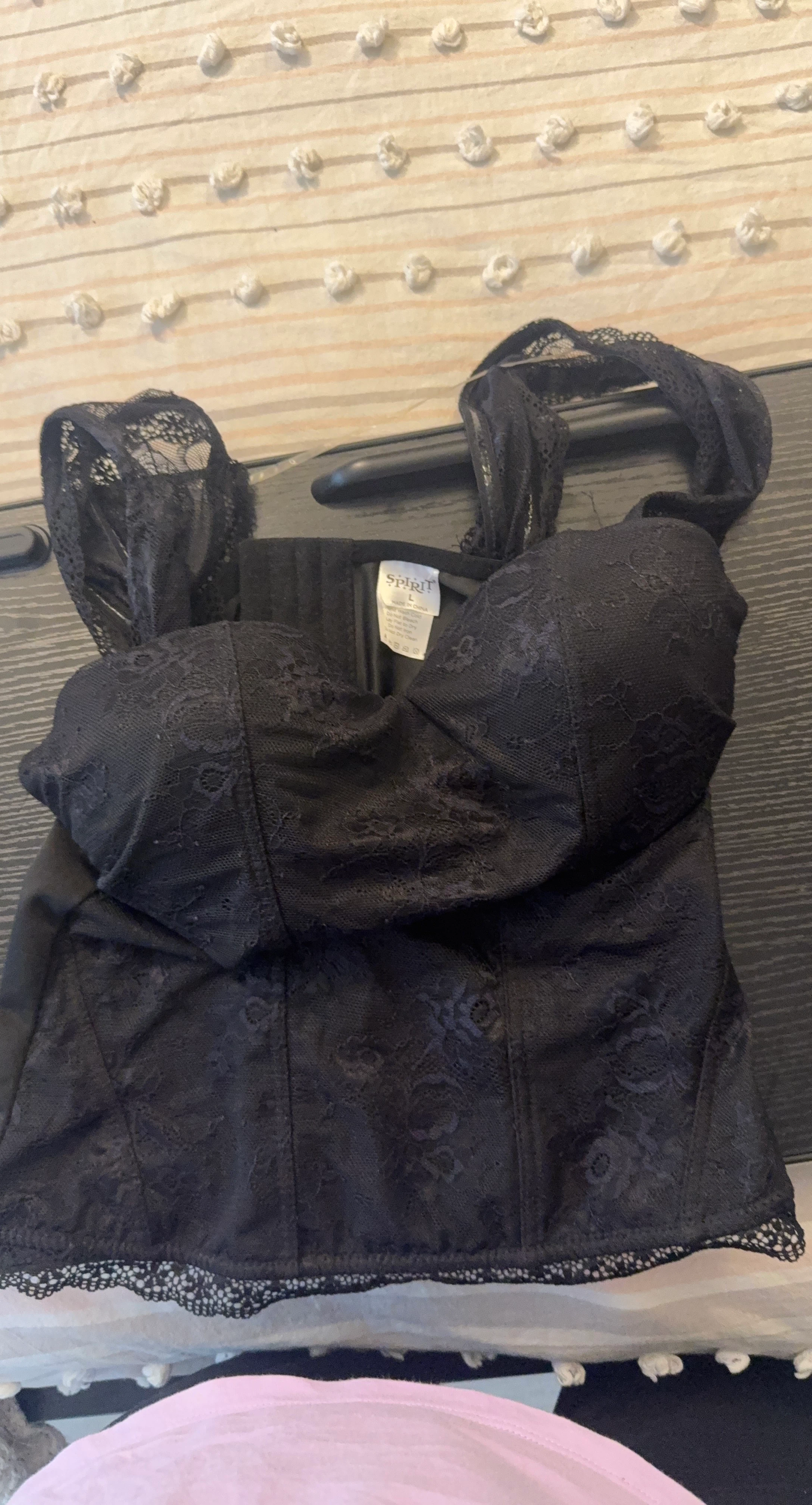 Spirit Black Lace Bustier