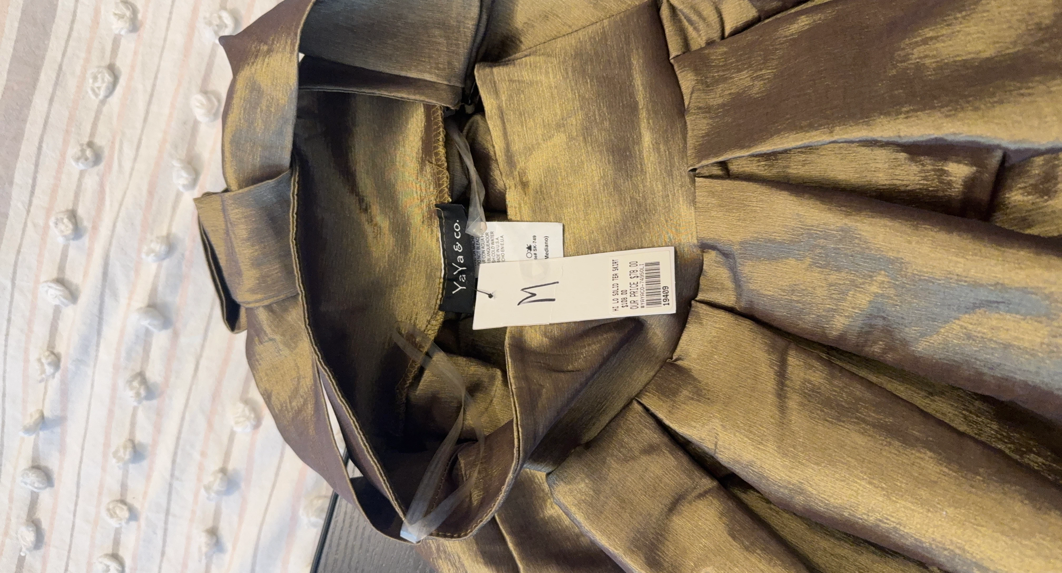 YaYa & Co. Hi Lo Solid Tea Skirt - photo 2