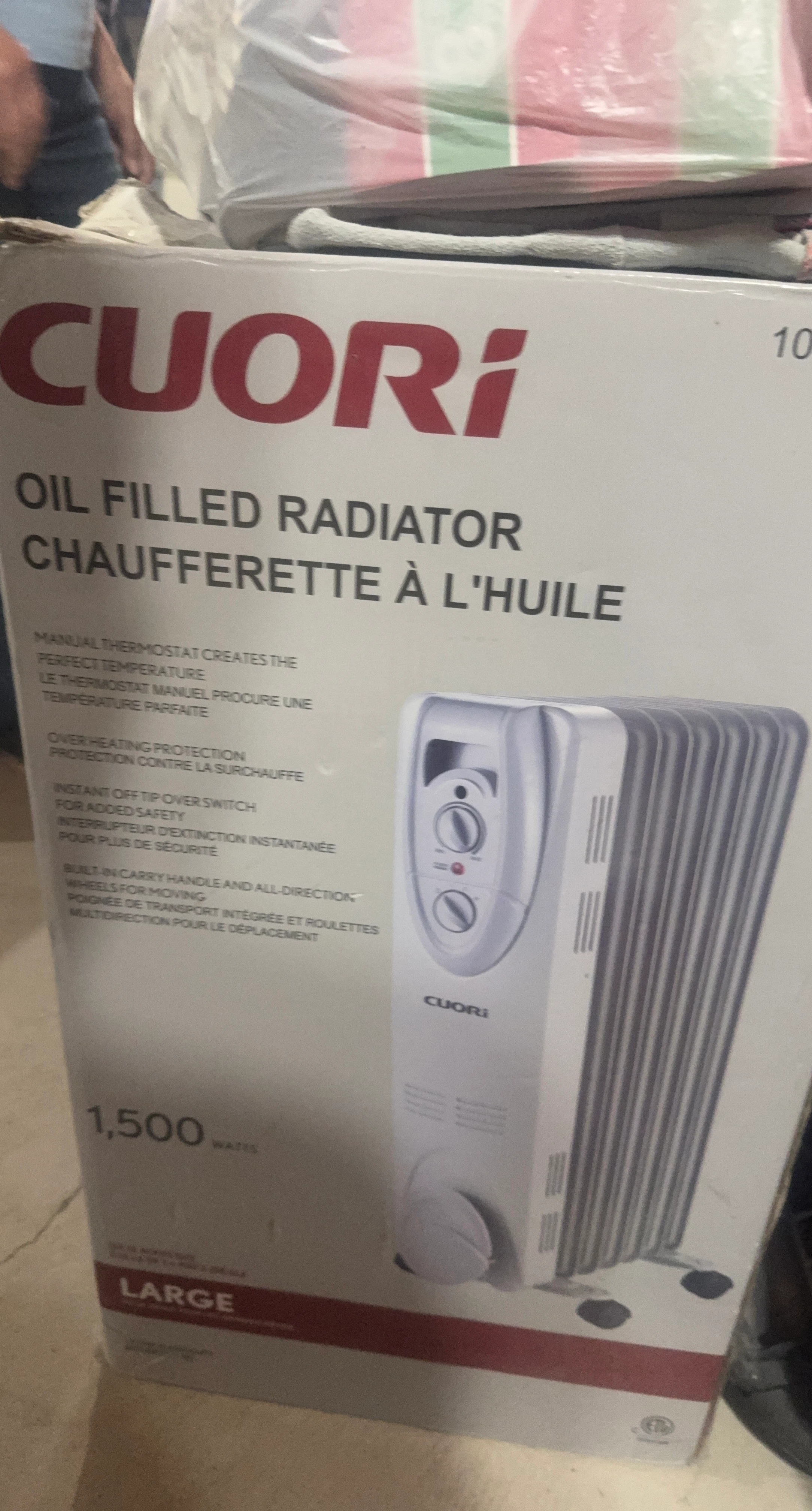 Cuori Oil Filled Radiator Heater