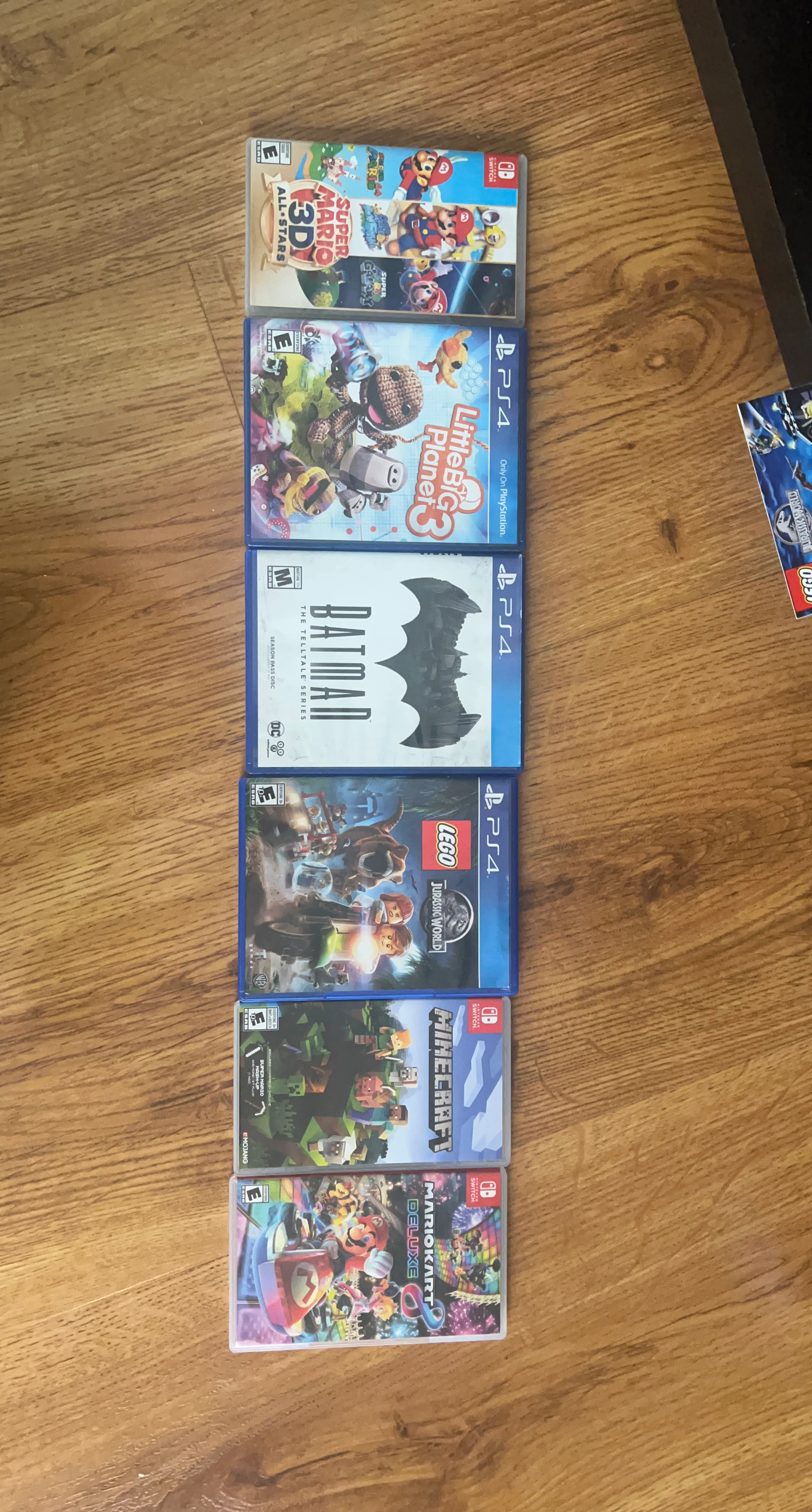 Assorted PS4 and Nintendo Switch Games
