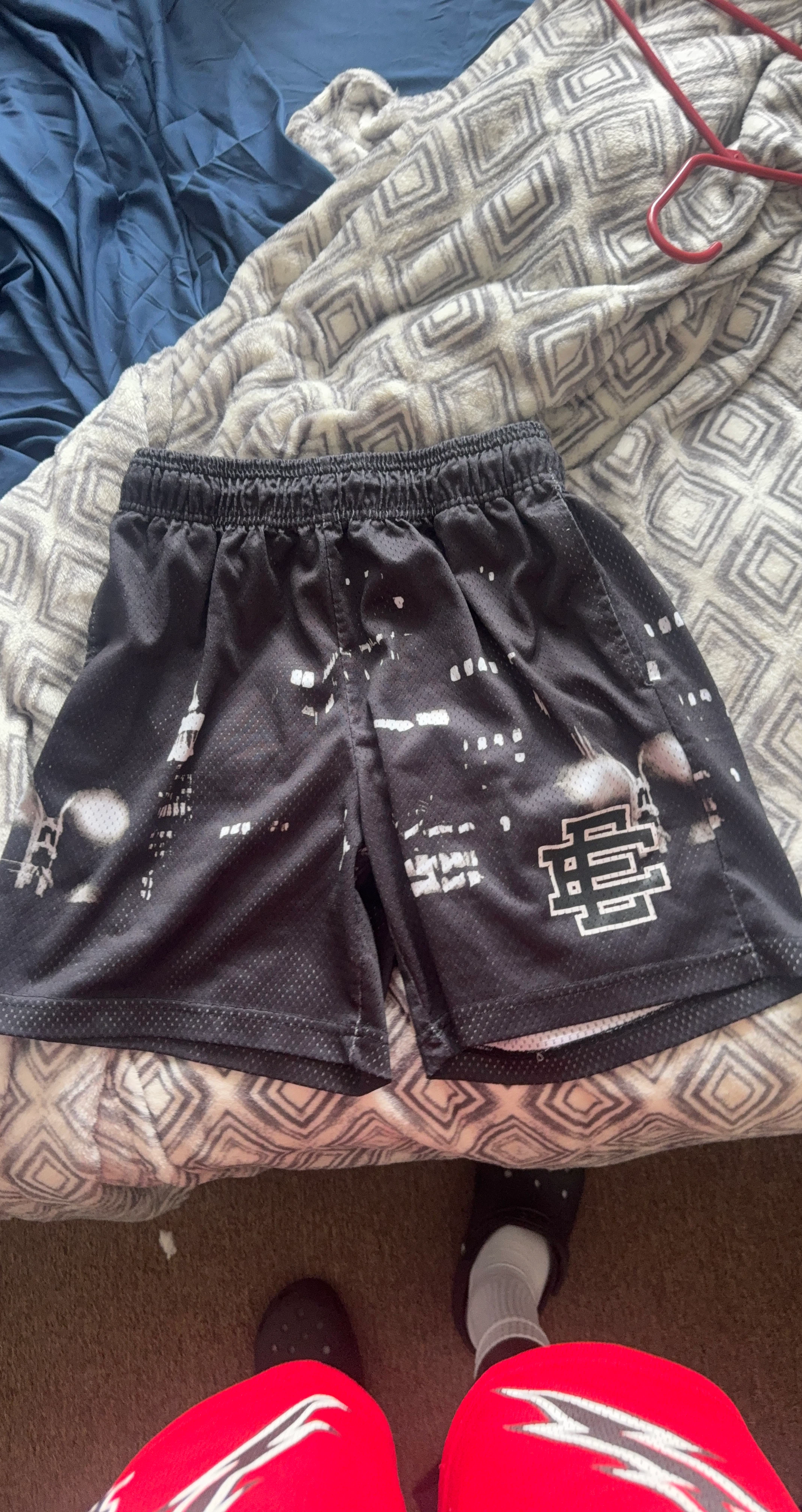 Eric Emanuel Cityscape Mesh Shorts