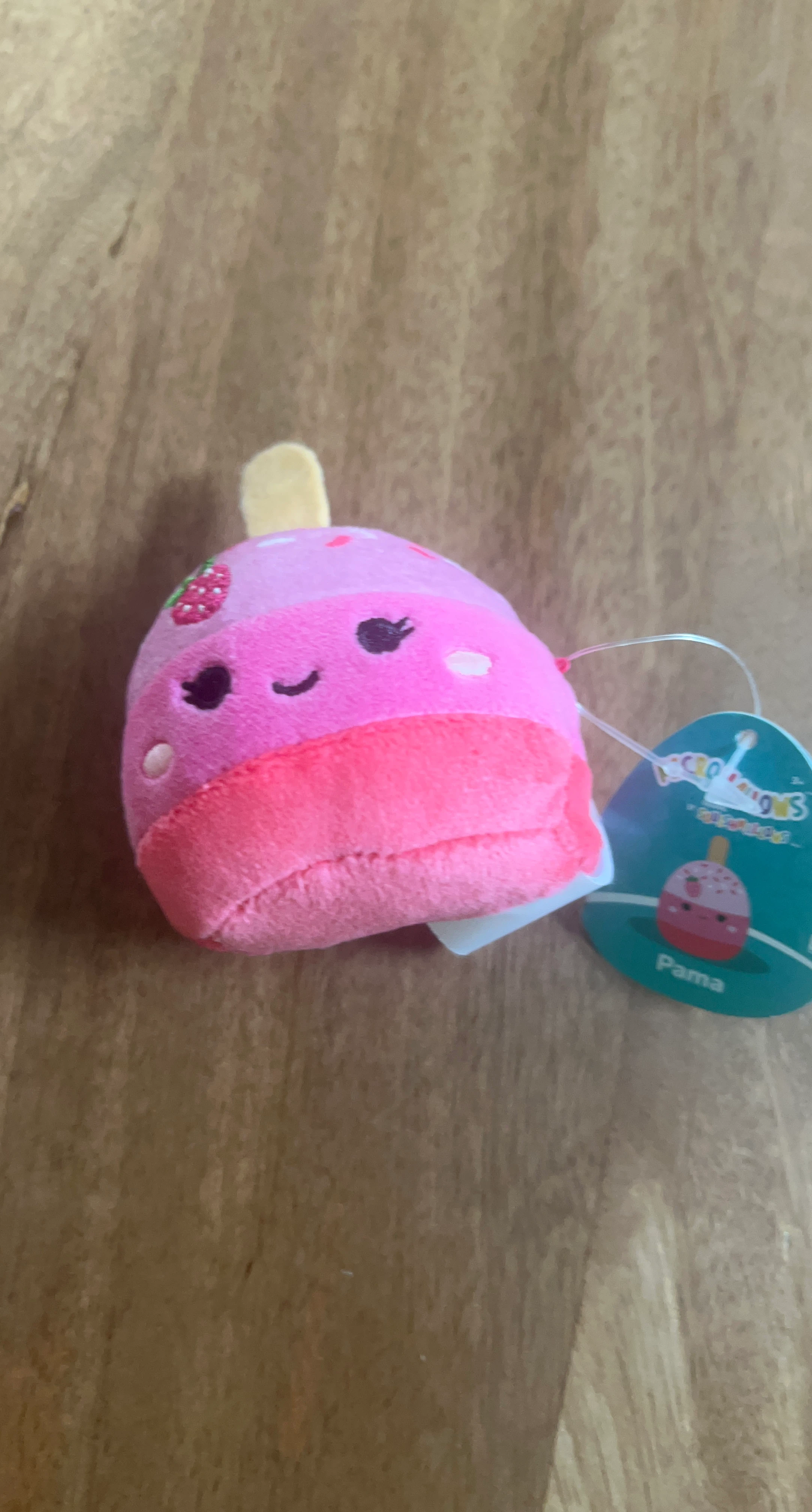 Squishmallows Pama Strawberry Popsicle Plush