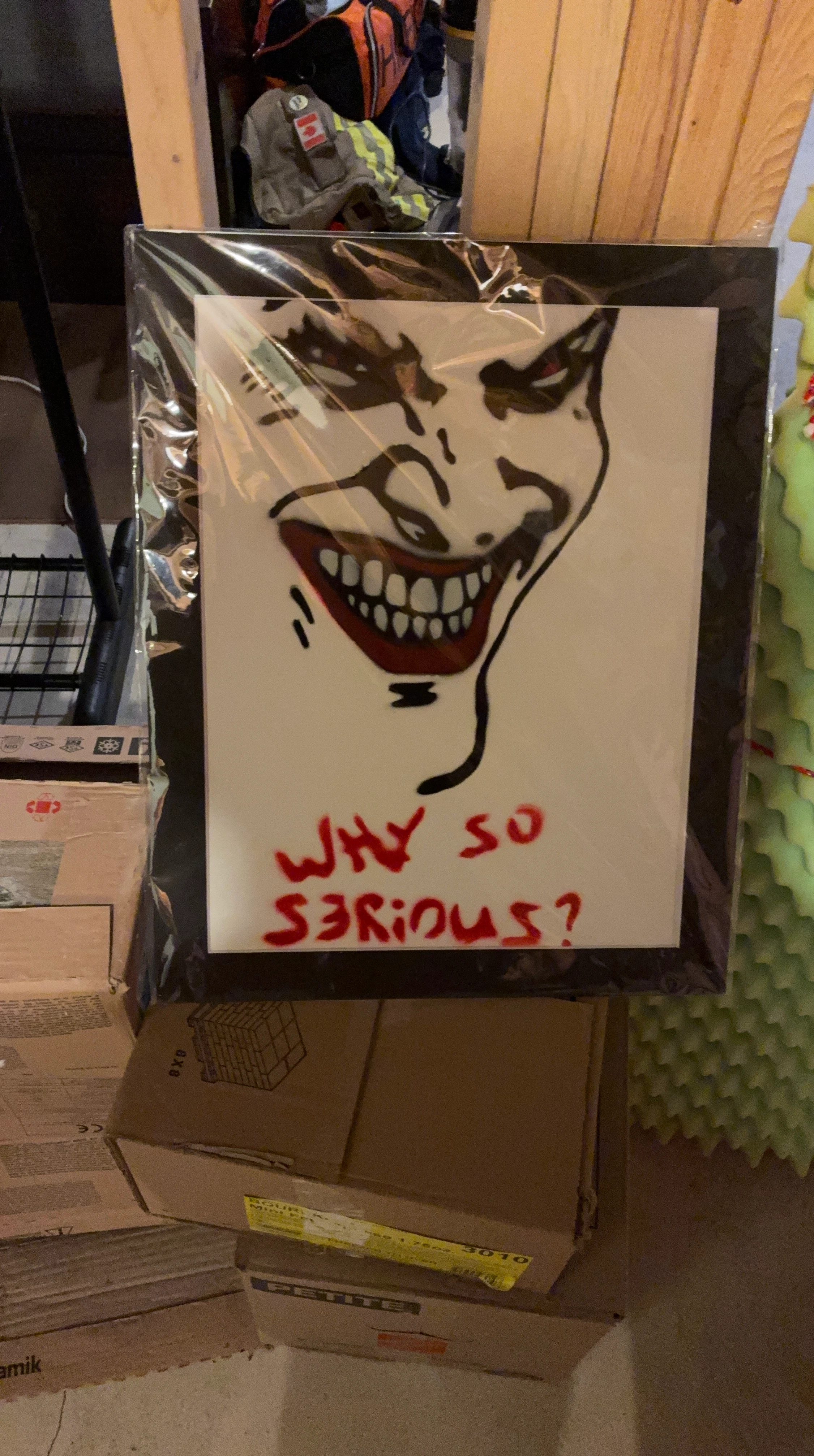 The Joker Why So Serious Poster Print