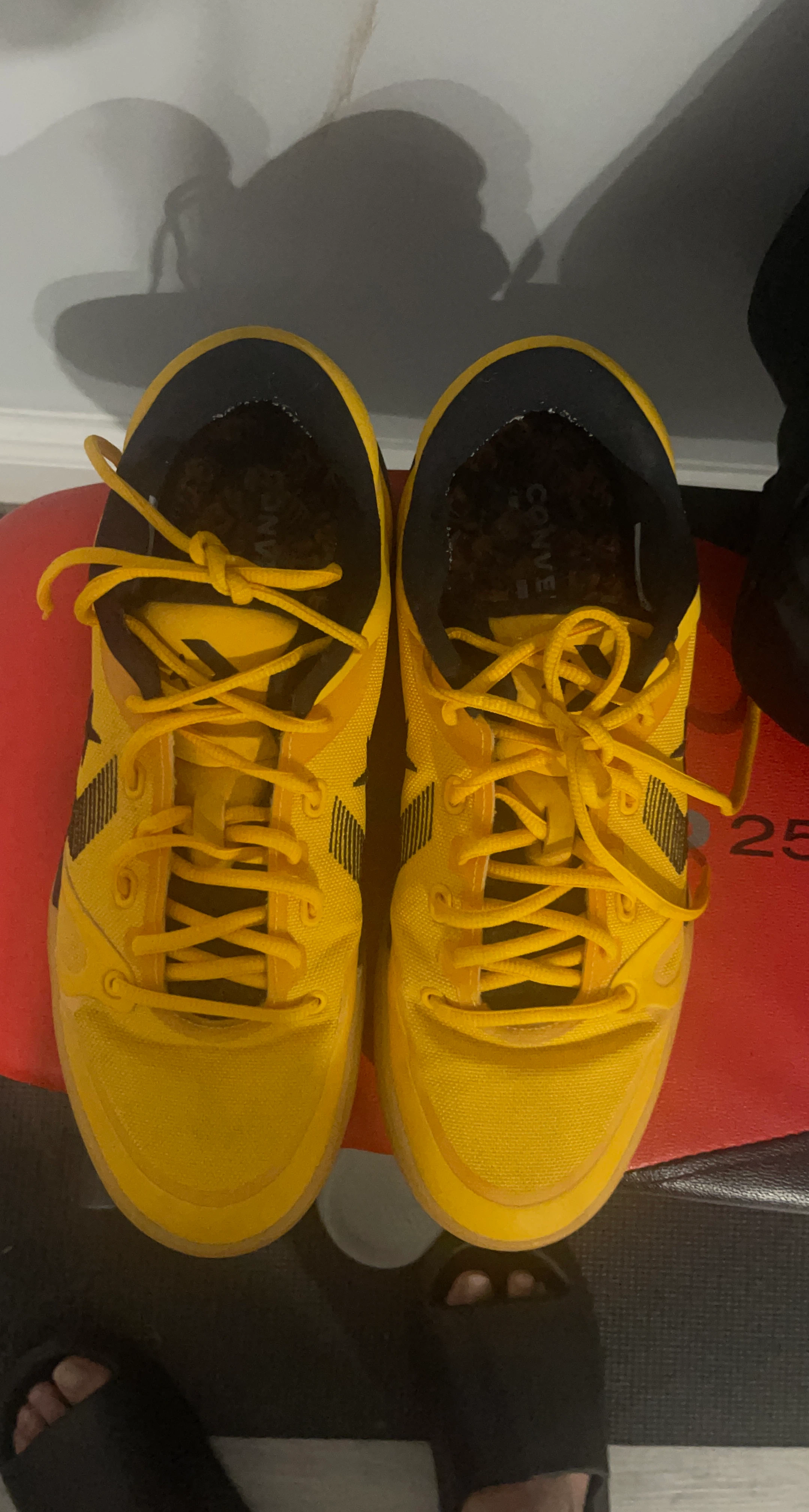 Converse Yellow Basketball Shoes