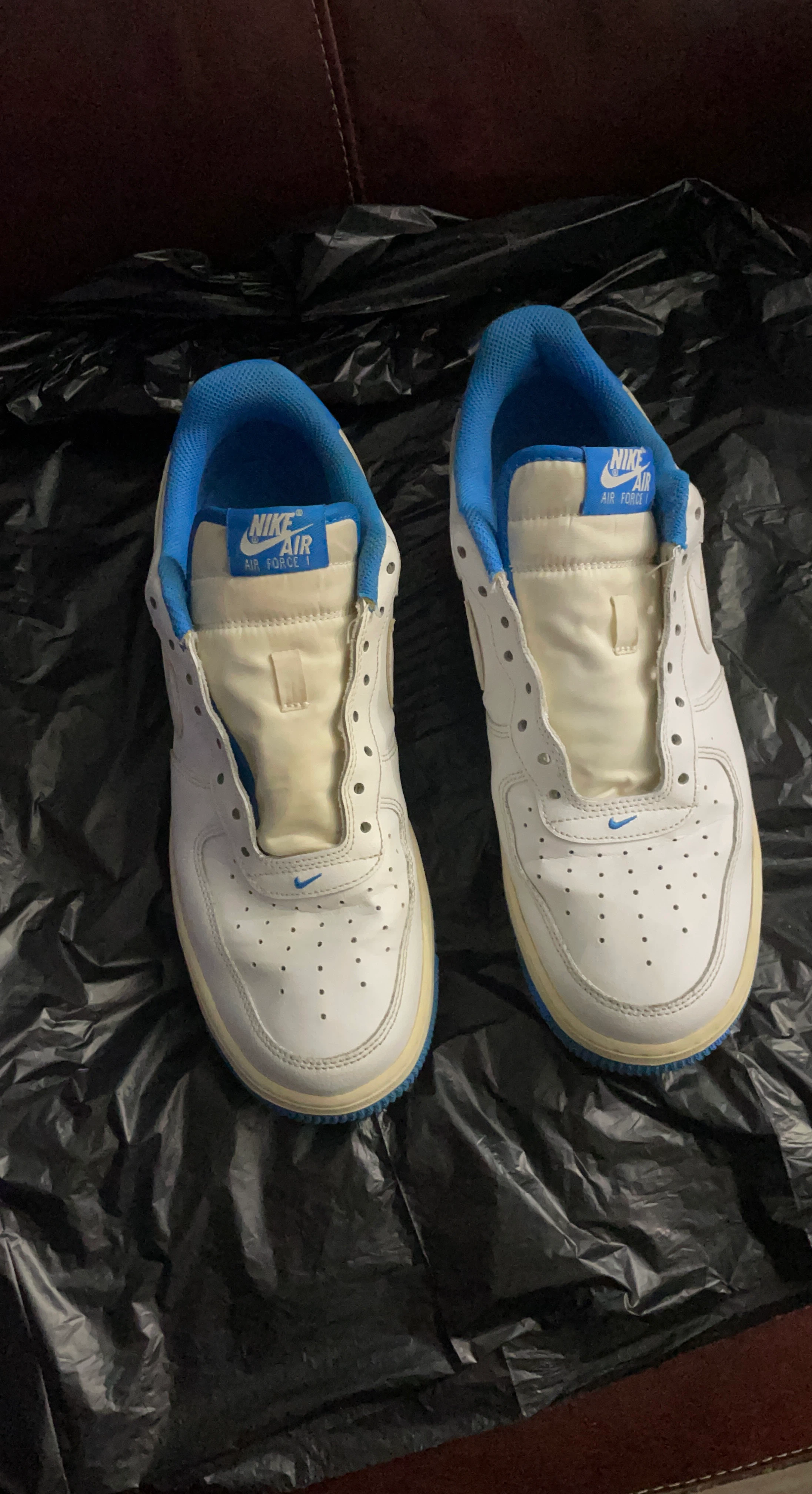 Nike Air Force 1 Low White and Blue