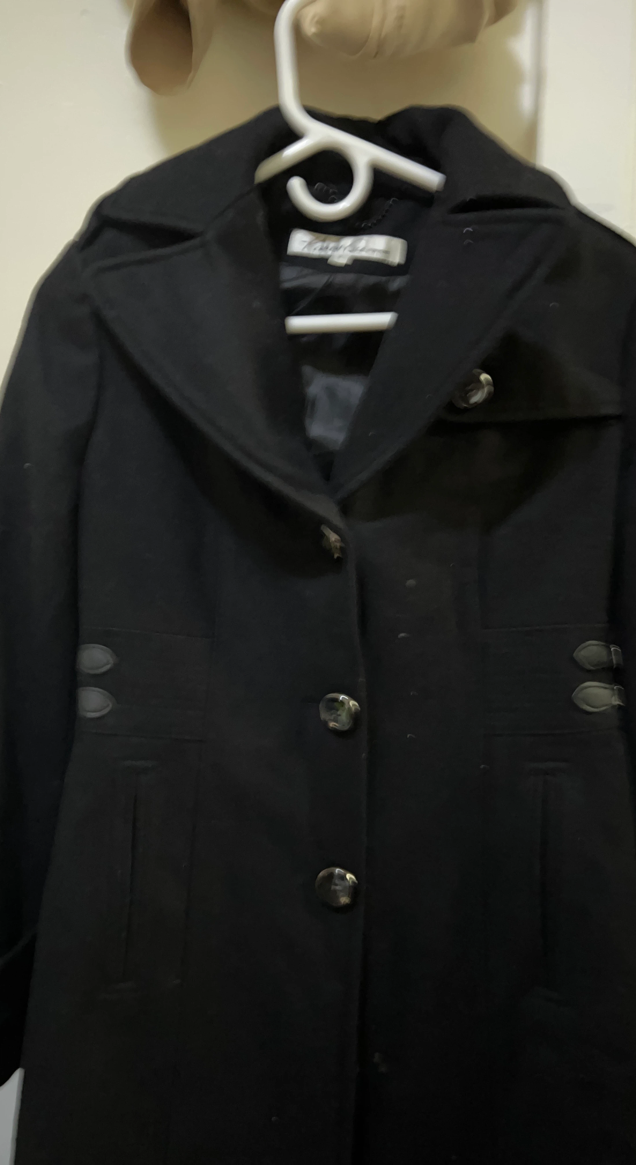 Kenneth Cole Black Coat