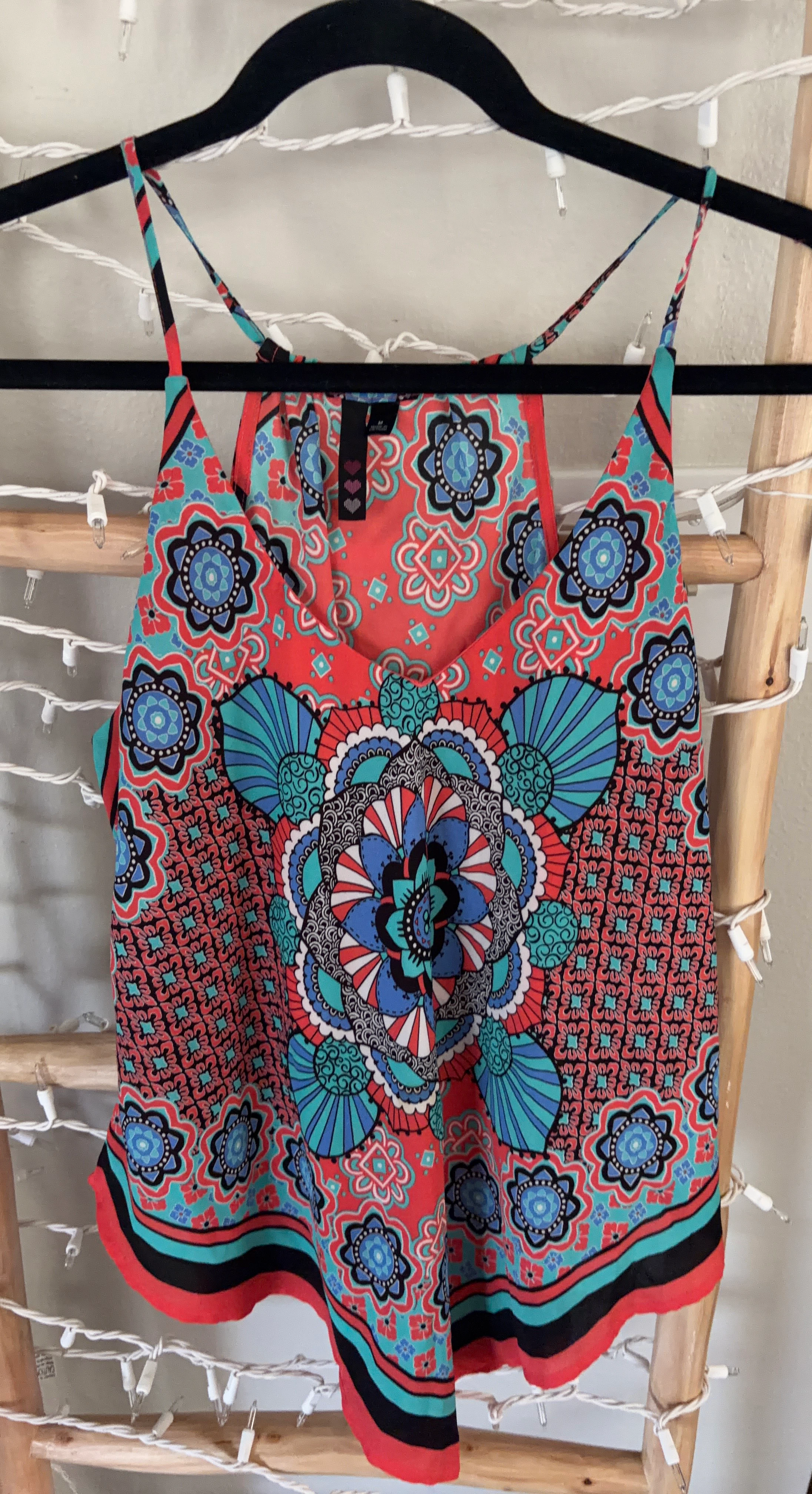 Colorful Patterned Tank Top